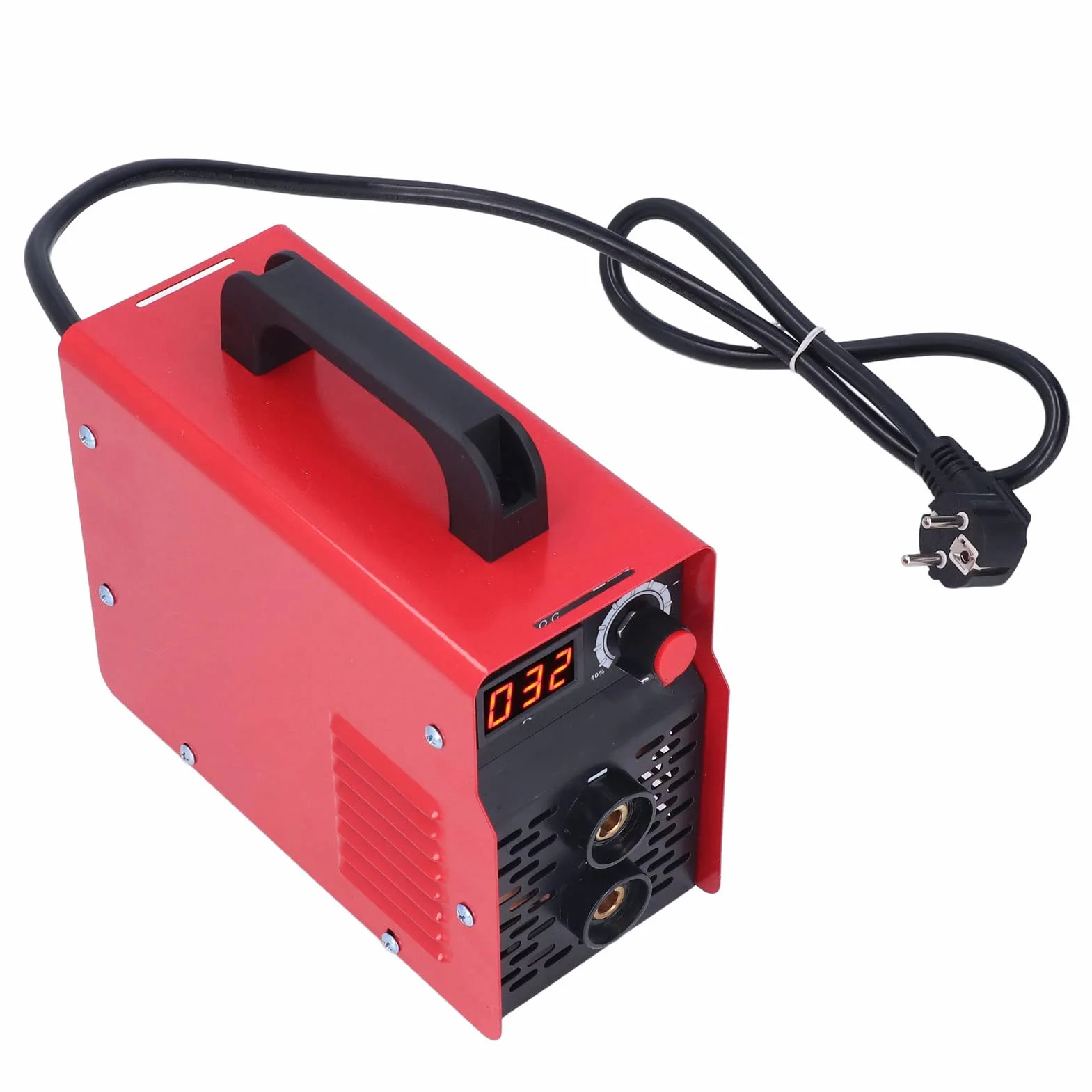 Spawarka łukowa Mini Przenośna Ręczna Spawarka Inwertorowa DC 20-200A ARC200 Wtyczka EU AC220V z Tuleją Okablowania/mosiężnym Uchwytem do Spawania Metali