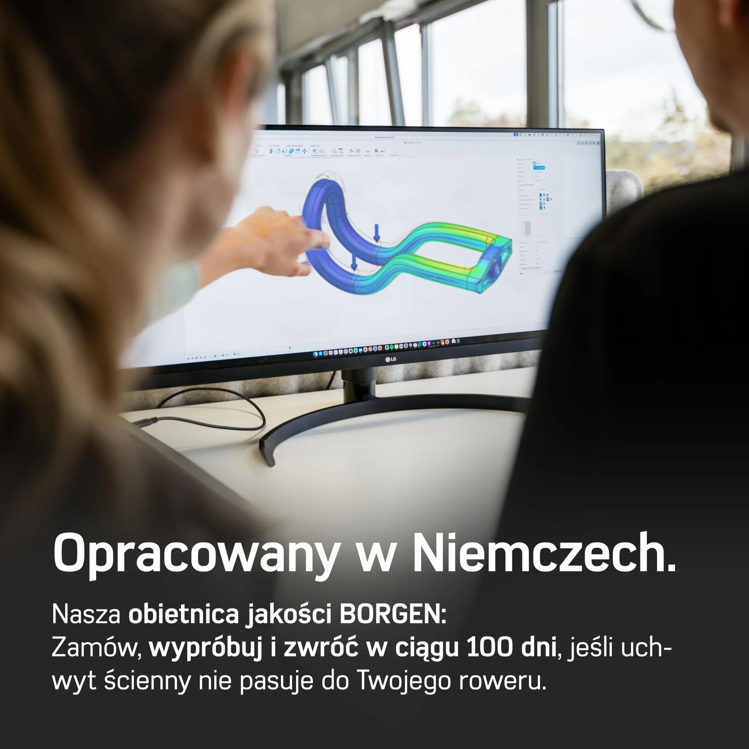 Borgen uchwyt ścienny do roweru - Uchwyt ścienny do roweru szosowego – Nie niszczy ramy i roweru do 18 kg, minimalistyczny - Uchwyt ścienny do roweru szosowego, poziomy