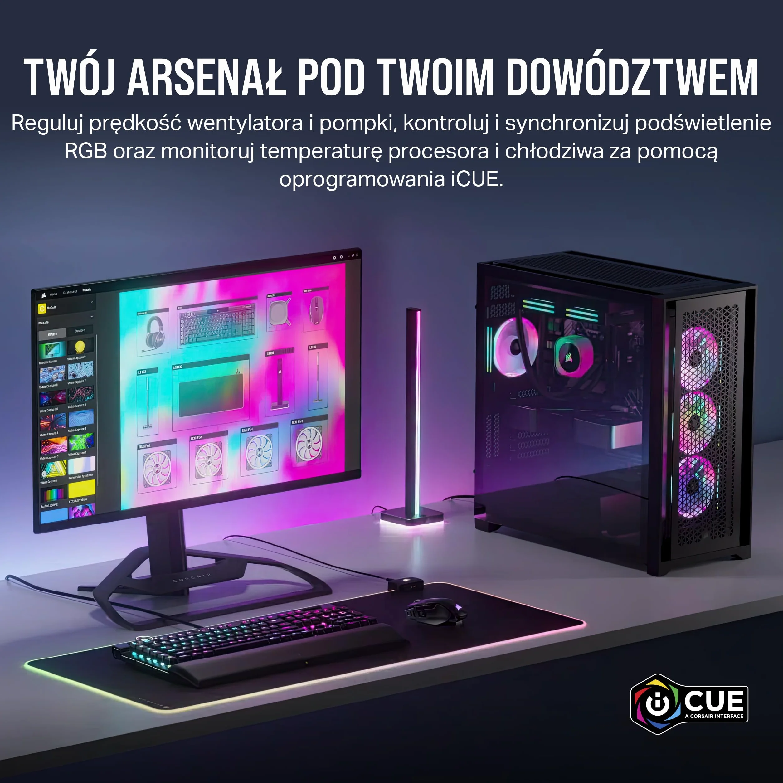 CORSAIR iCUE LINK H100i RGB Chłodzenie Procesora Cieczą - 240 mm AIO - Wentylatory QX120 RGB - Pasuje do Intel® LGA 1700, AMD® AM5 - W Zestawie Koncentrator Systemowy iCUE LINK - Biały