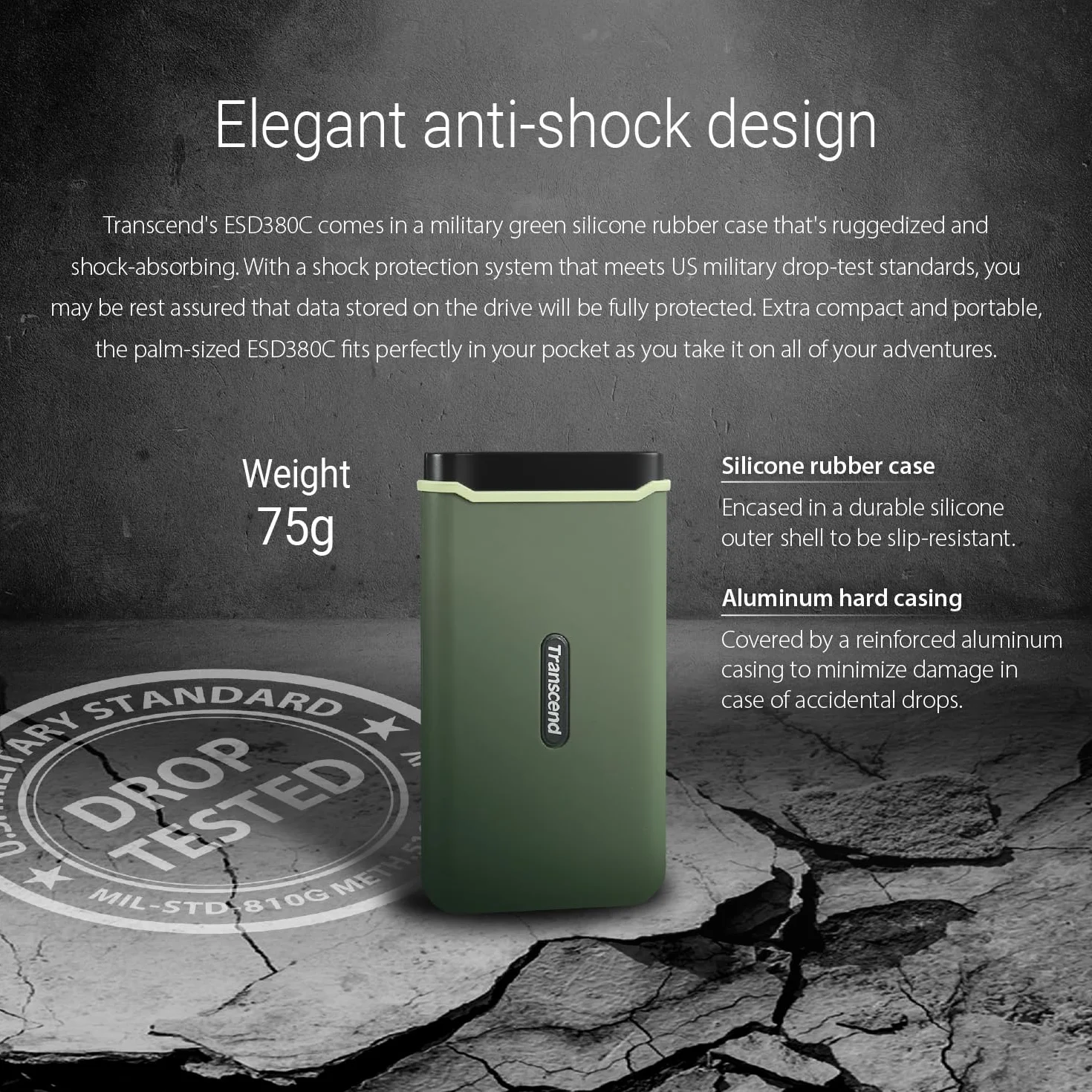 Transcend ESD380C 2 TB USB 3.2 Gen 2x2 Typ-C przenośny dysk SSD