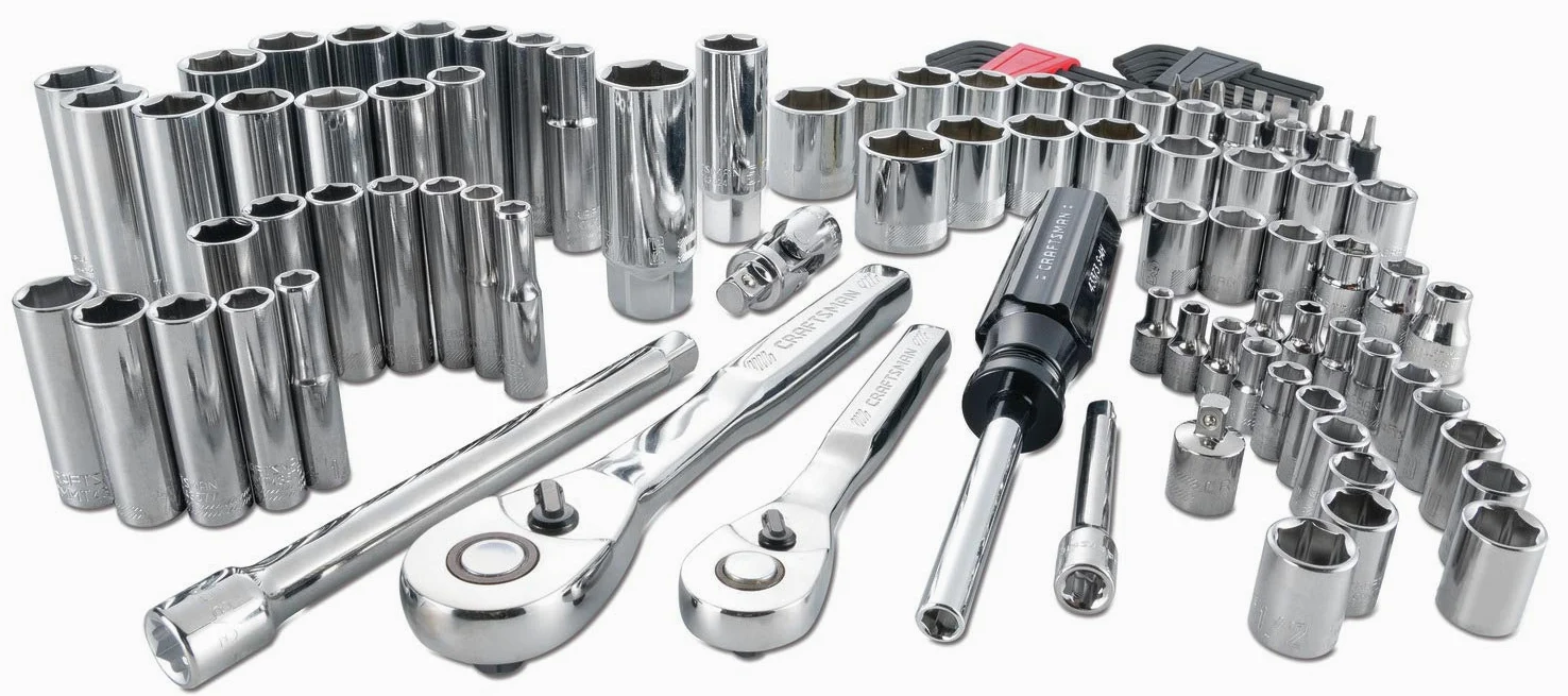 CRAFTSMAN Zestaw narzędzi mechanicznych, napęd 1/4" i 3/8", 105 sztuk (CMMT12023)