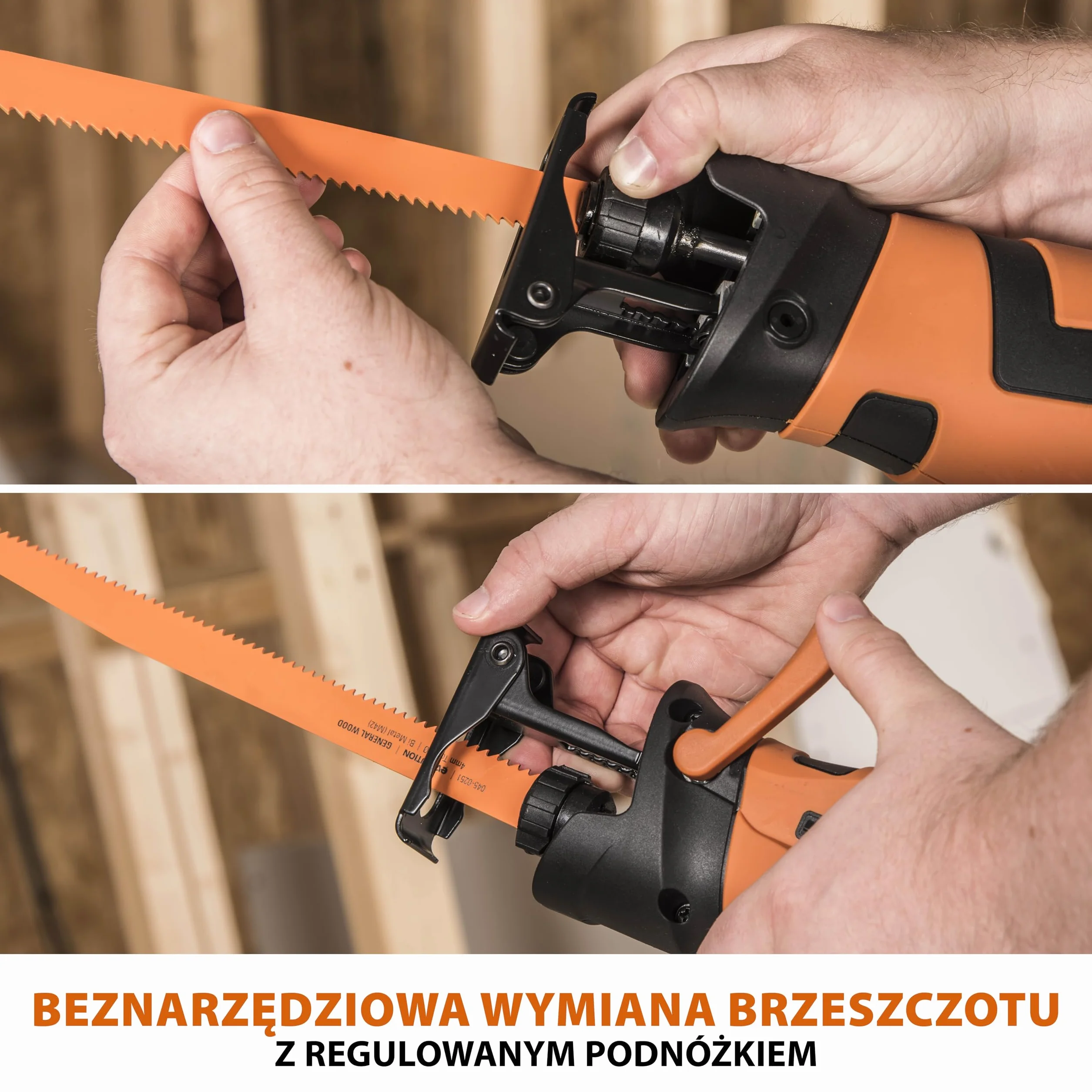 Evolution Power Tools R230RCP piła szablasta, piła uniwersalna, uchwyt obracany o 180°