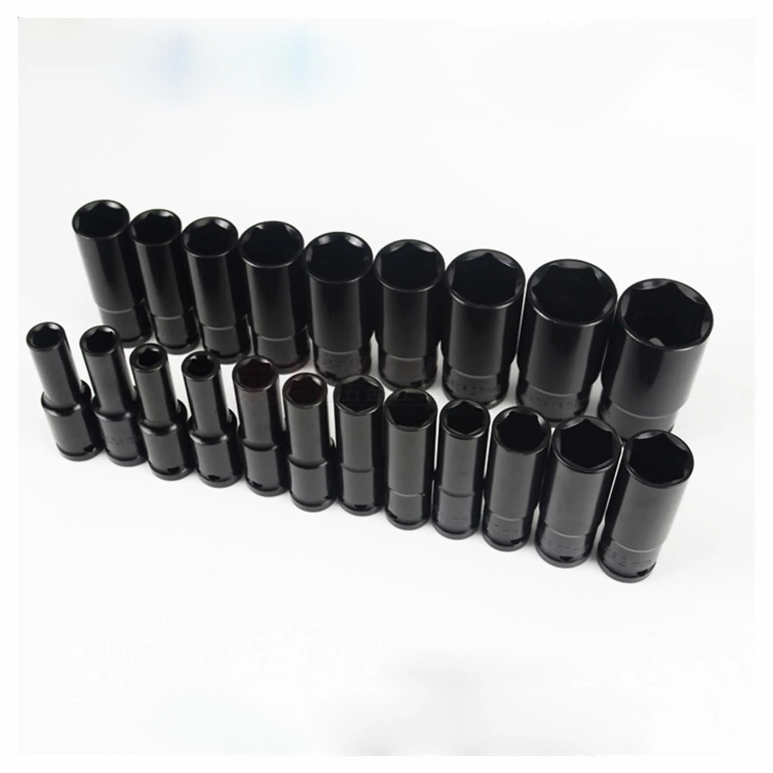 Zestaw standardowych kluczy nasadowych 1/2" z łbem sześciokątnym 8~34mm Adapter konwerter kluczy elektrycznych zestawy nasadowe kluczy udarowych (Size : 27mm)