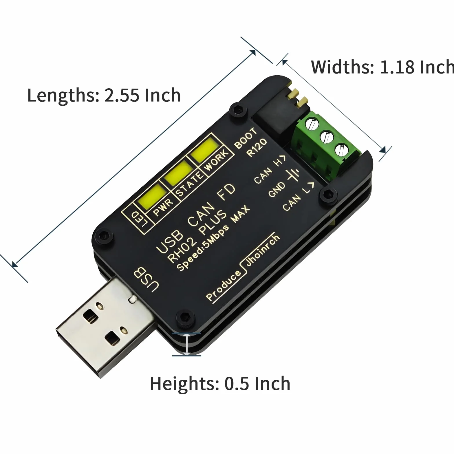 Adapter USB na CAN FD Canable 2.0 5 Mbps