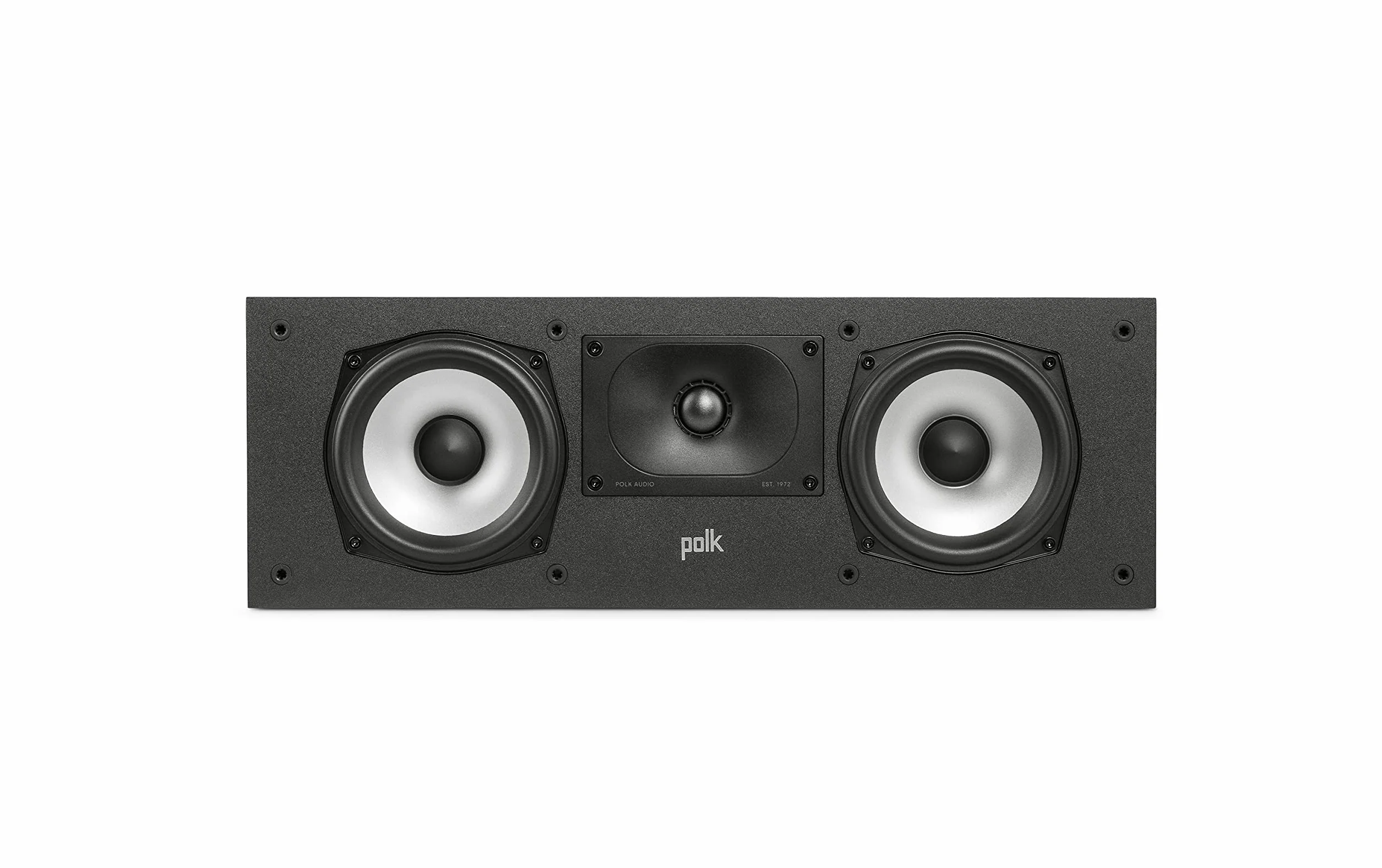 Polk Audio Monitor XT30BK głośnik centralny, certyfikat Hi-Res, kompatybilny z Dolby Atmos i DTS:X (sztuka), Czarny