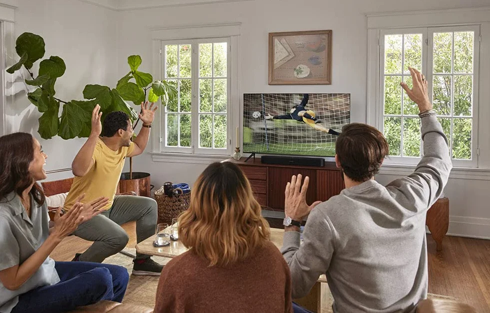 Sonos Kompaktowy soundbar Beam (Gen 2) z Dolby Atmos i sterowaniem głosowym — Czarny