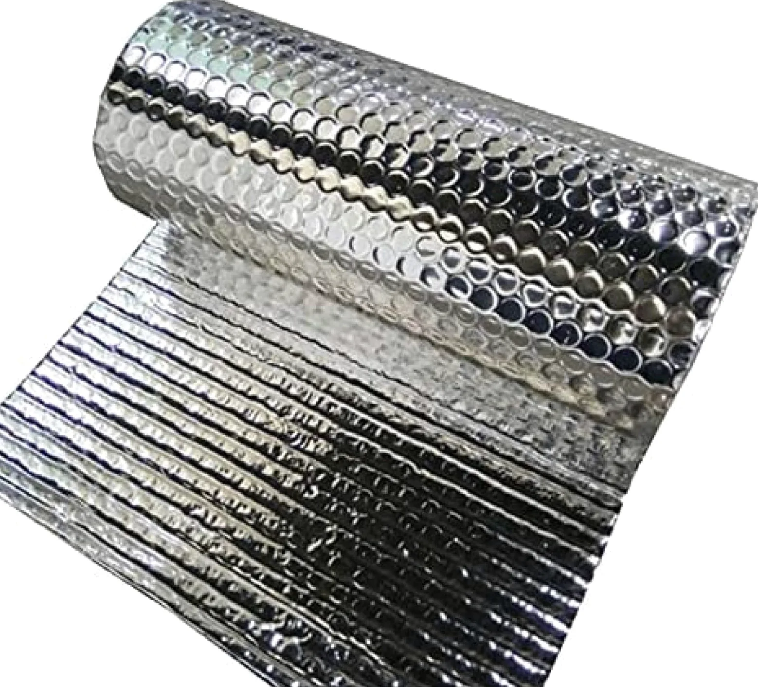 Folia Izolacyjna Odbłyśnik Grzejnika 4mm Podwójna Bańka Aluminiowa Samoprzylepna Wodoodporna Do Ścian Podłogi Lofty Garaż Hot,1m * 20m