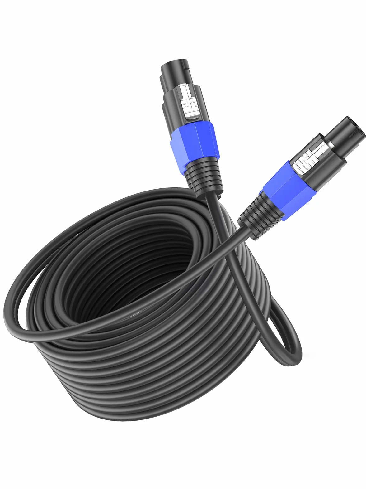 Speakon kabel głośnikowy 20 m 12 AWG z wtyczką Twist Lock DJ PA