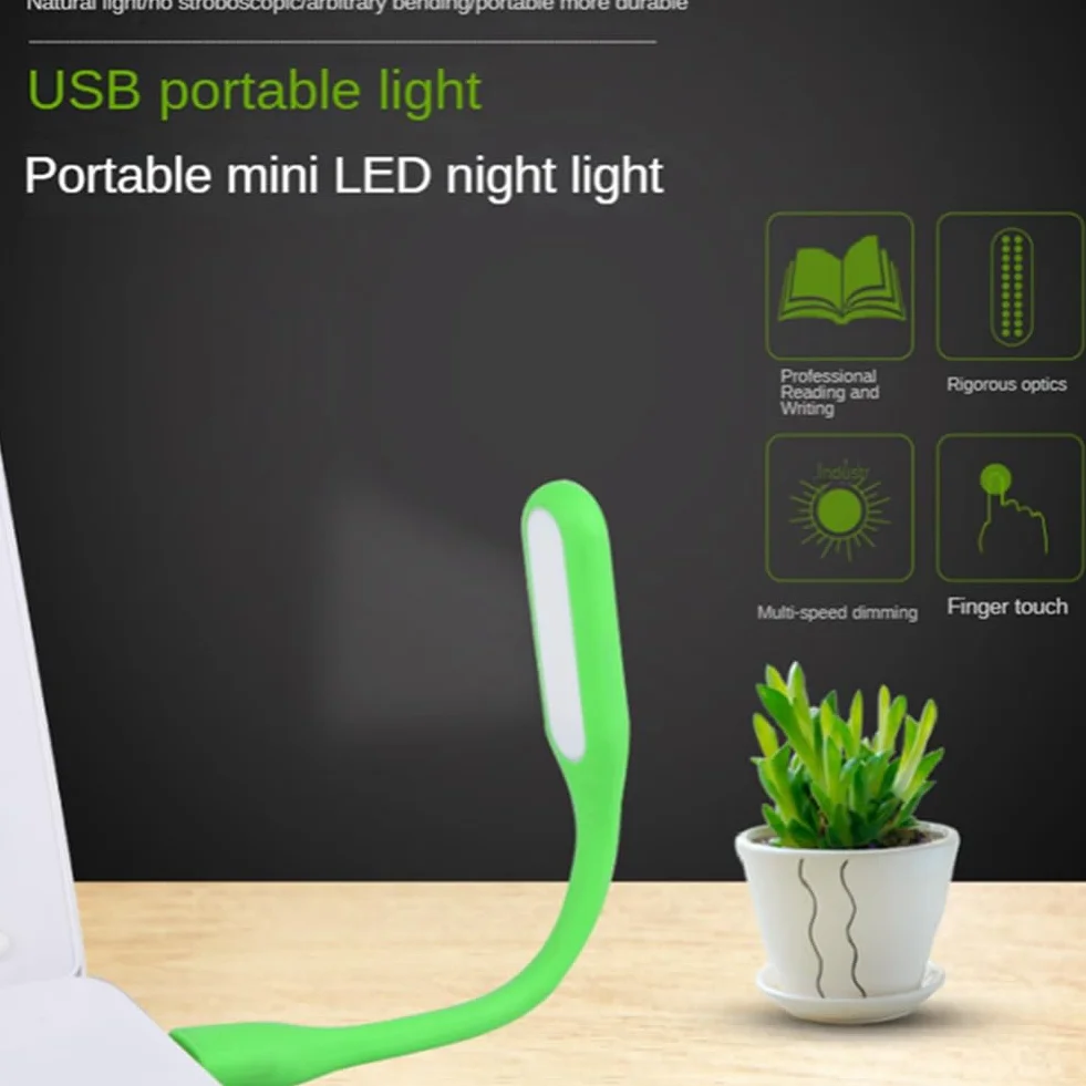 Wielofunkcyjny Mini Wentylator Biurkowy USB z Uniwersalną Lampką USB EnergooszczęDna PrzenośNa Lampka LED, PomarańCzowa