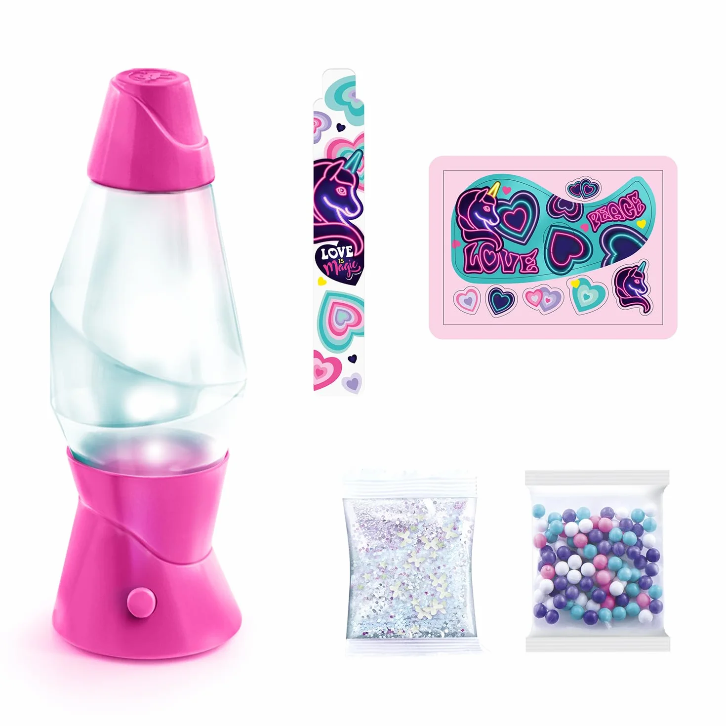 Canal Toys Lampa Mini Lava DIY, zielona niebieska fioletowa, jeden rozmiar