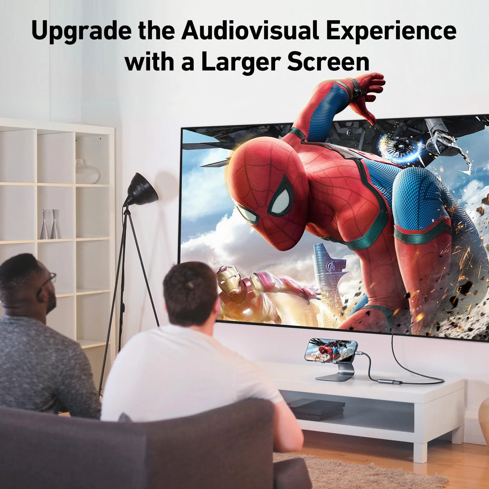 Adapter USB C do HDMI 4K@60Hz Thunderbolt 3-HDMI Szary
