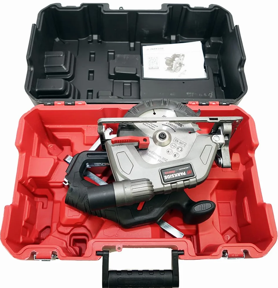 HEADNMORE® Bundle – PARKSIDE PERFORMANCE® ręczna pilarka tarczowa PHKSAP 12 V z akumulatorem + breloczek do kluczy HEADNMORE® (bez baterii)
