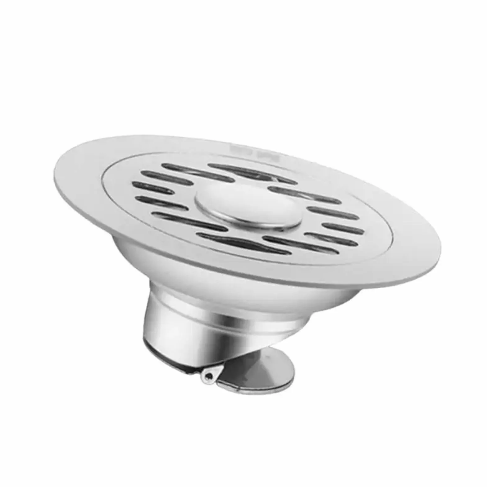2 szt. Okrągły odpływ podłogowy prysznica Sitko ze stali nierdzewnej(Deep Water Seal Dual)