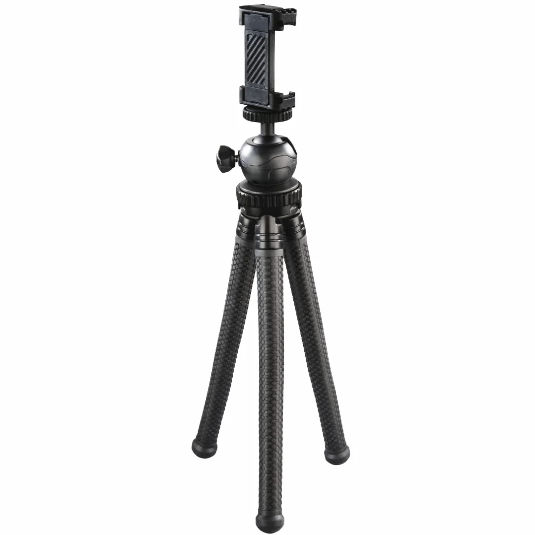 Hama statyw do smartfona GoPro 1/4 aluminium czarny 3w1