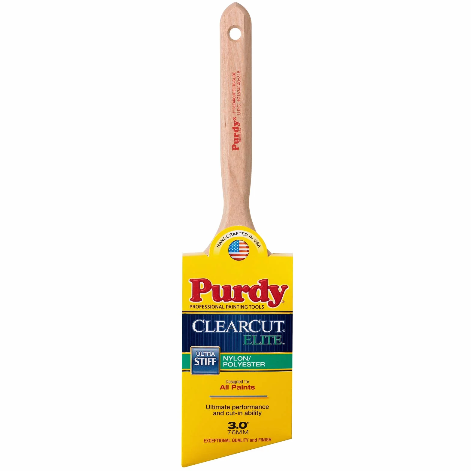 Purdy 144152830 Clearcut Elite Glide szczotka do przycinania, wielokolorowa, jeden rozmiar