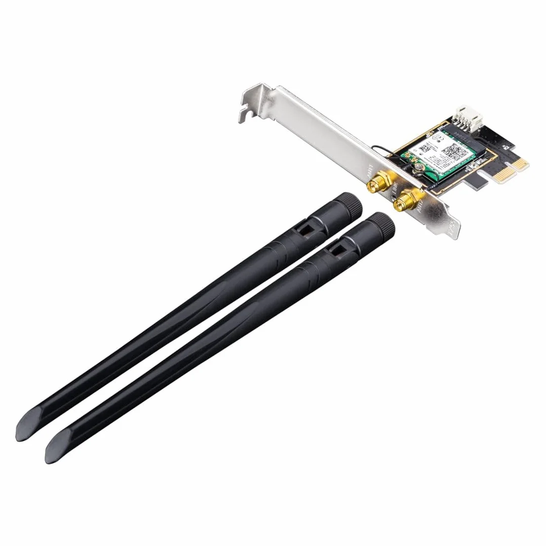 Cudy WE3000 AX 3000 Mbps bezprzewodowa karta WiFi 6 PCIe Bluetooth 5.0 802.11ax czarny