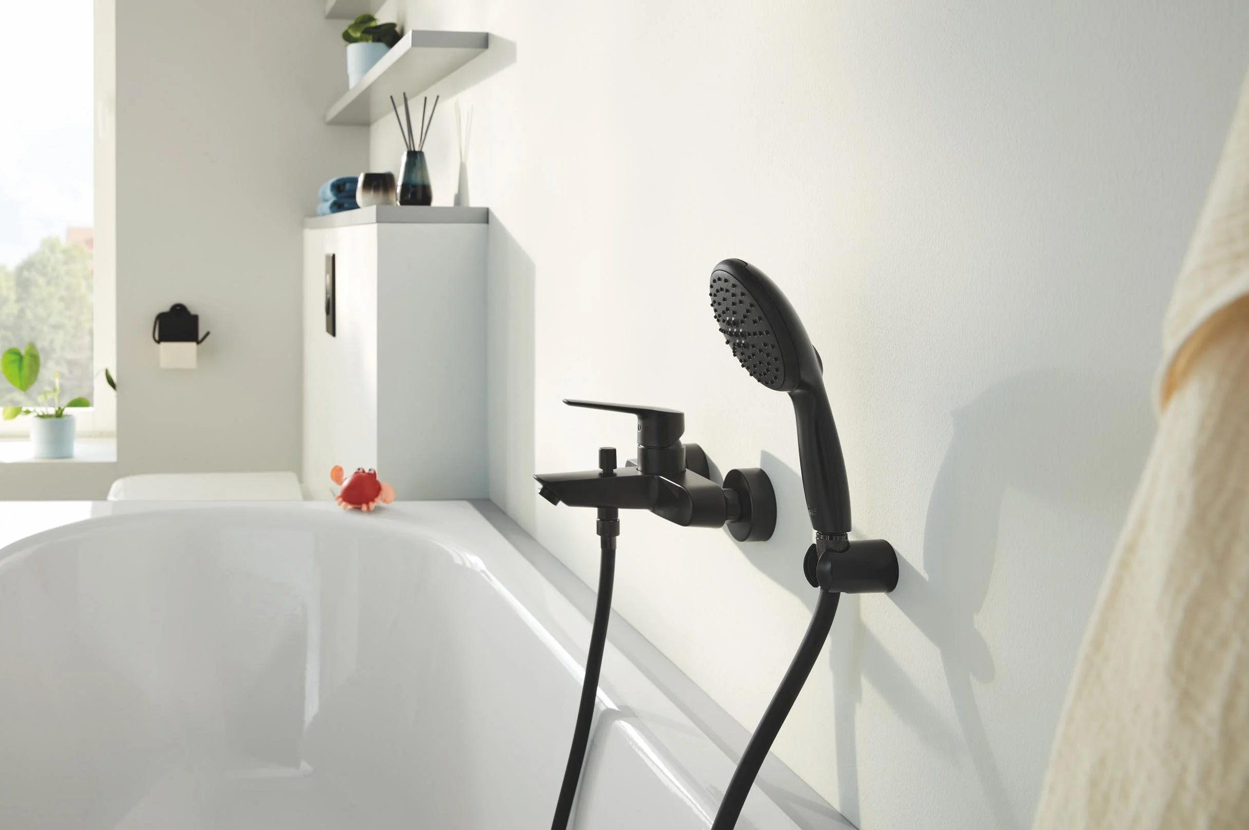 GROHE 242062432 Start 2021 bateria wannowa jednoręczna, 1/2", matowa czerń