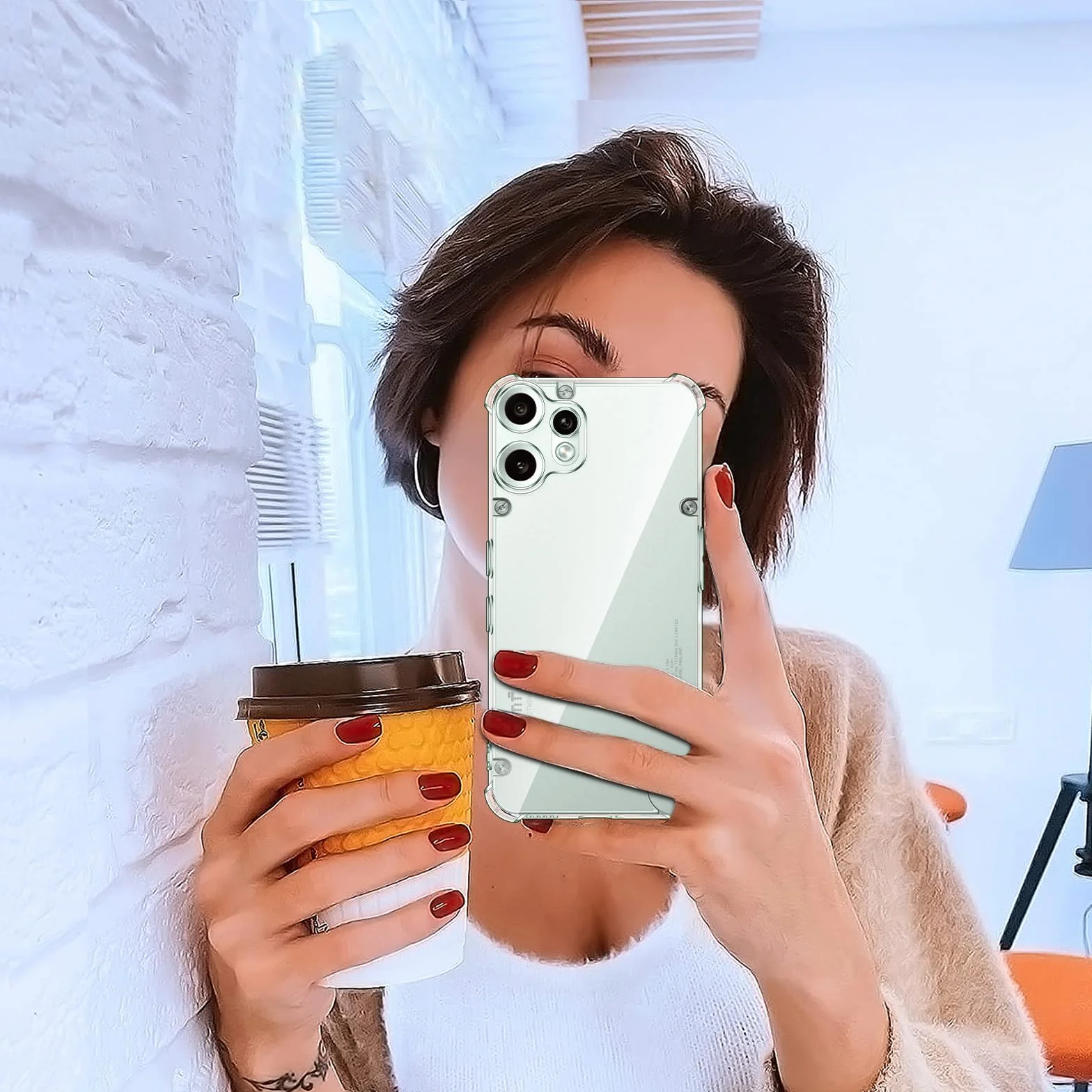 ivoler Etui na telefon CMF Phone 2 Pro 5G z 2 szkłami hartowanymi, przezroczyste ochronne TPU silikonowe z poduszką narożną