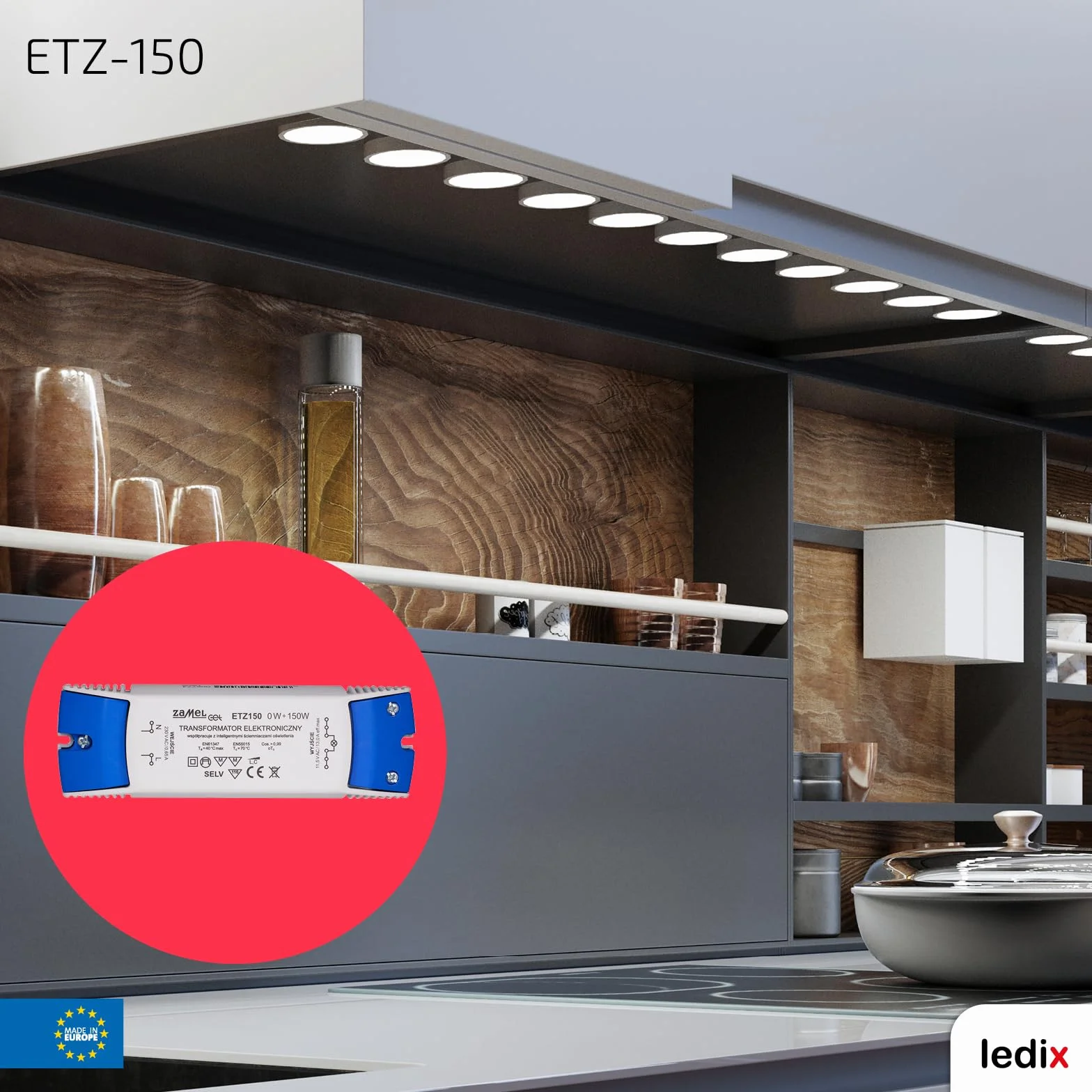 ETZ-150 transformator elektroniczny 12 V 150 W