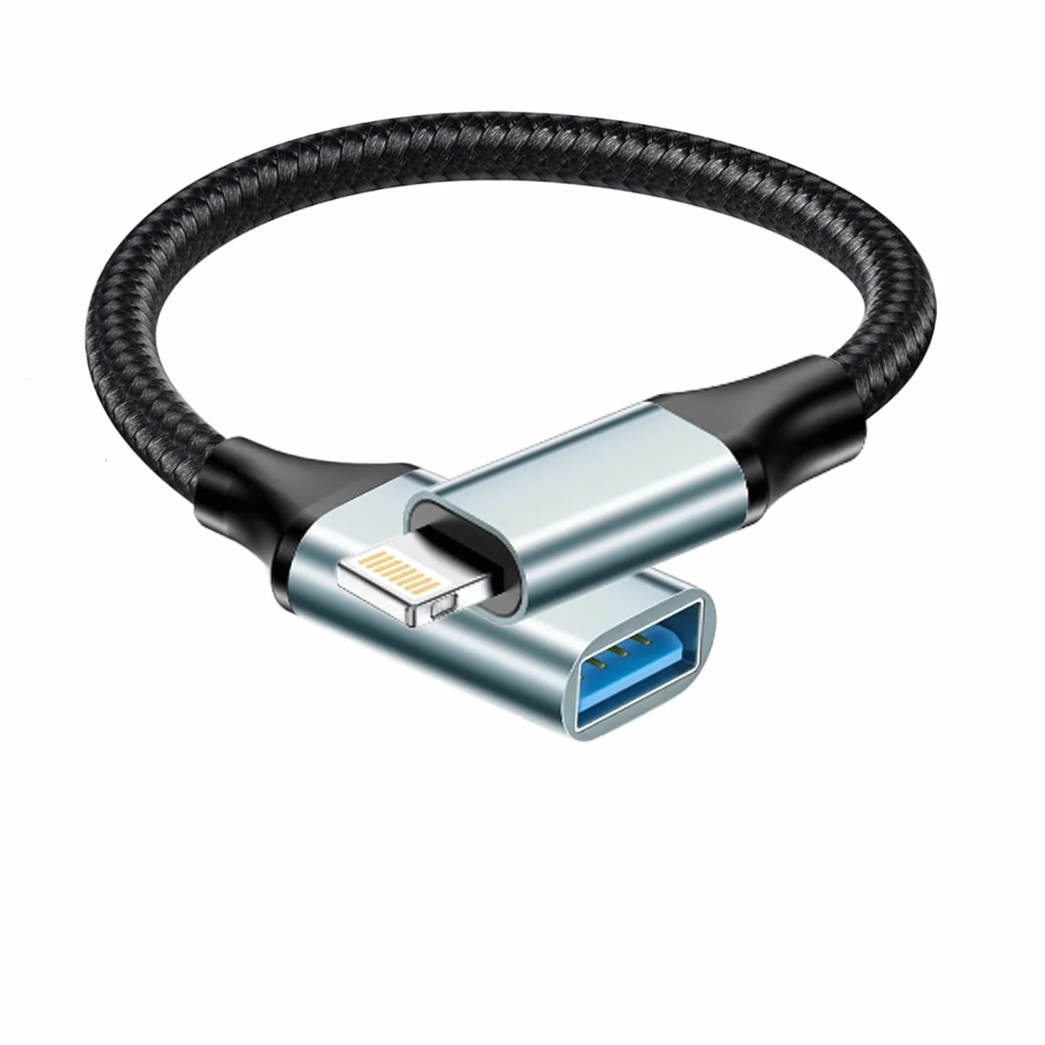 Adapter USB na Lightning do iPhone 14 13 12 11 Pro Max XS XR 8 7 Plus iPad OTG