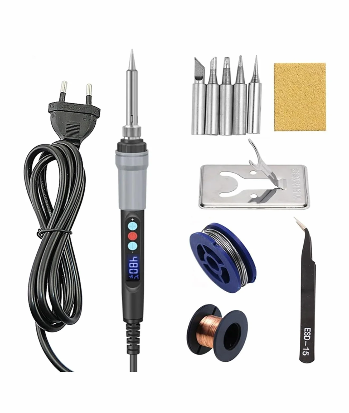 Deski rozdzielcze, oprawki lamp spawarka, Lutownica Protable Digital Temp, regulacja automatycznego uśpienia wewnętrzne termiczne ogrzewanie ceramiczne, elektroniczne narzędzie spawalnicze 926 Łatwy w
