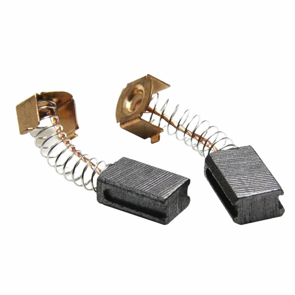 5 par szczotek węglowych G720 5 x 8 x 12 mm do G720-B3 GR750K PF600-B3 szlifierka kątowa silnik części zamienne do elektronarzędzi