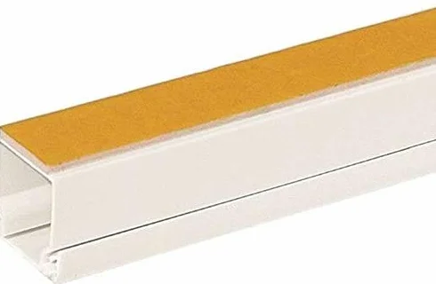 ENVA® Elektryczny przewód kablowy, biały samoprzylepny do malowania kabel do bagażnika PCW i drut schludny plastikowy przewód elektryczny mini bagażnik (2, 60 x 40 mm)