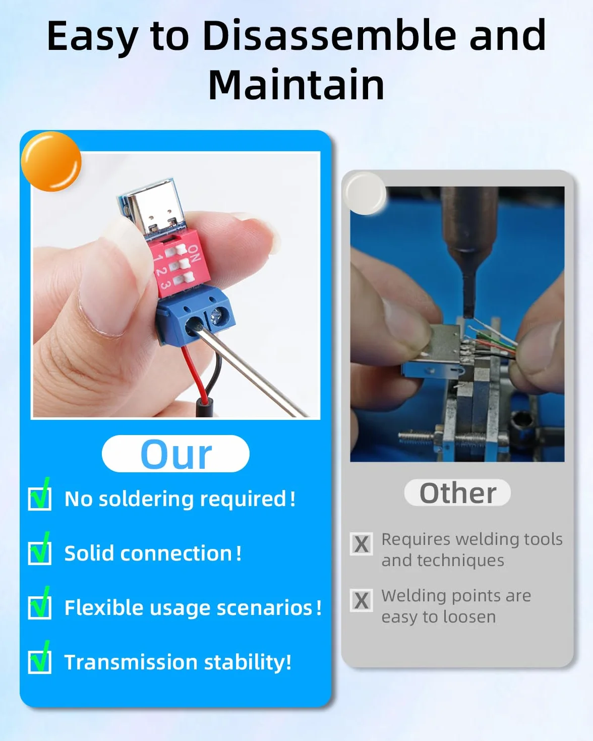 GELRHONR USB C PD Trigger Module, PD/QC Decoy Board Snelopladen, Type-C naar 5V/9V/12V/15V/20V met Aanpasbare Spanning, voor Elektronische Tests, DIY (Verpakking van 4 stuks)