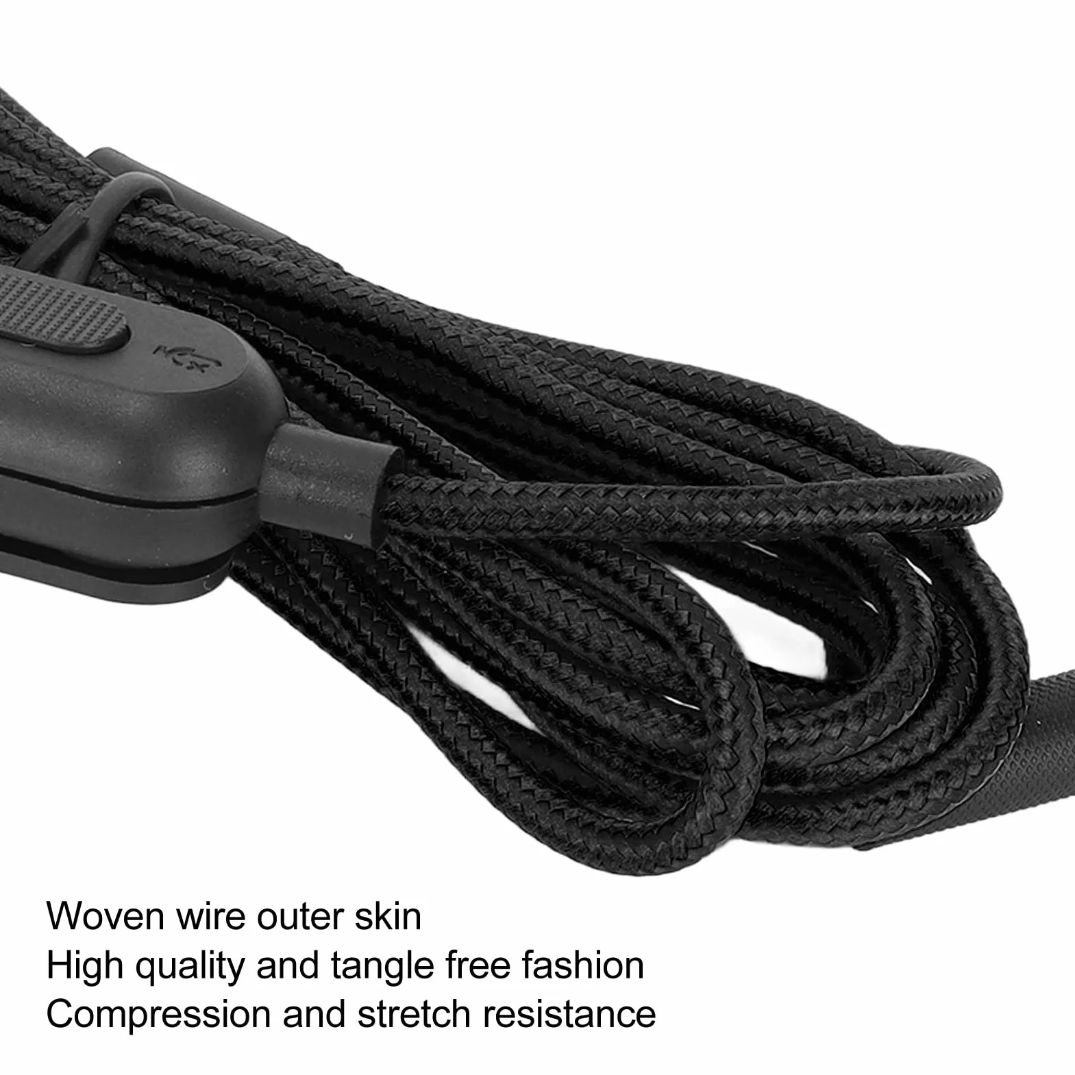 Kabel do Zestawu Słuchawkowego z Regulacją Głośności, Przewód Aux do Gier, Kompatybilny z G Pro G Pro X G433 Czarny