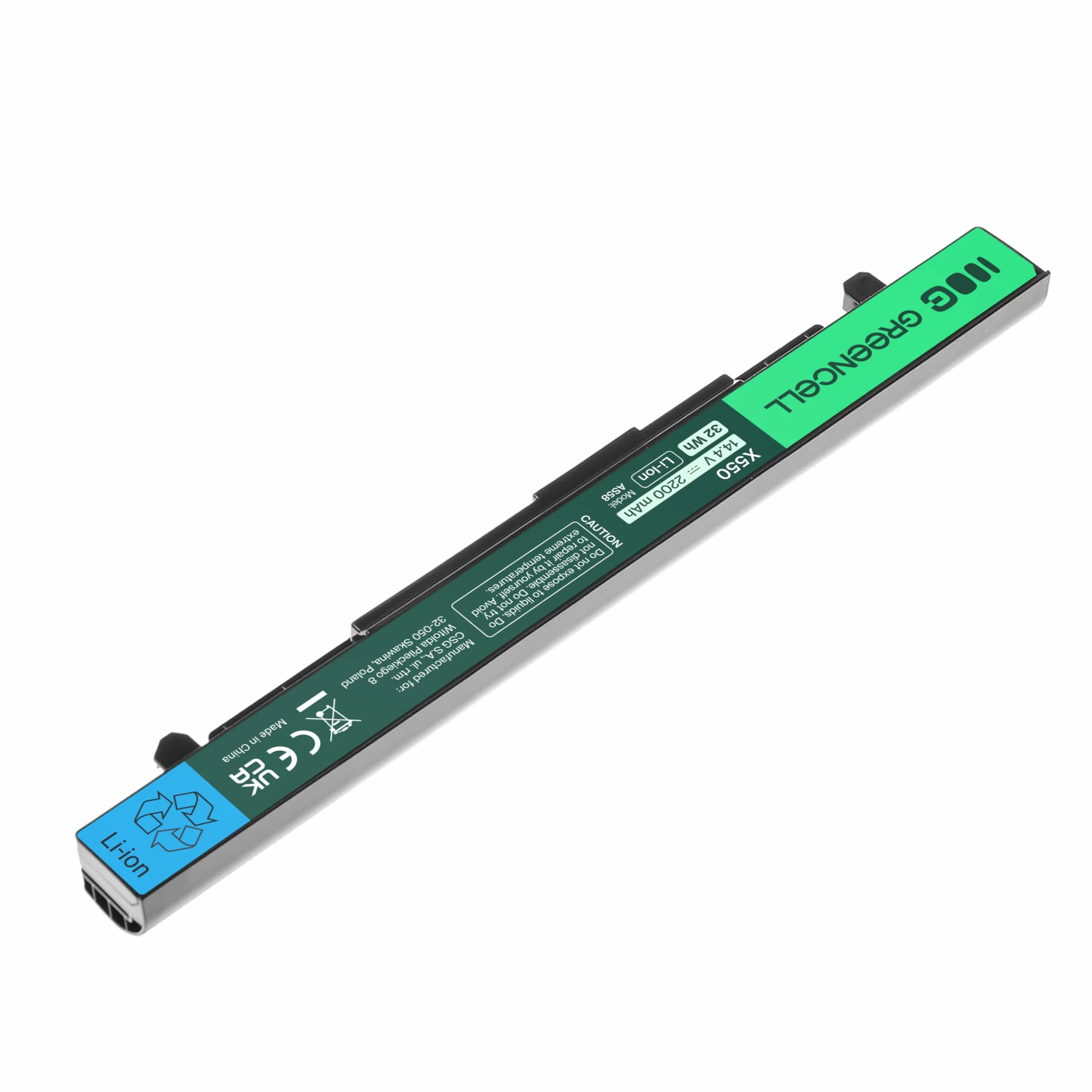 Green Cell Bateria A41-X550A do ASUS X550 Laptop