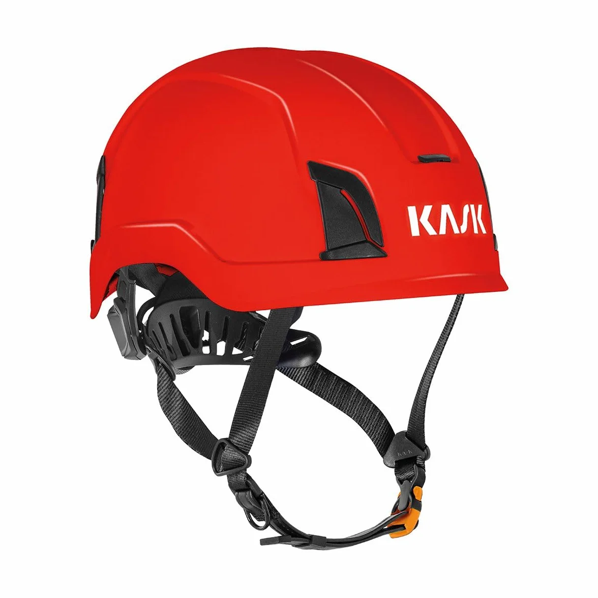 KASK Kask ochronny ZENITH X, kask budowlany, kask wspinaczkowy, kask roboczy, pokrętło, EN397, EN50365, EN12492, kolor: czerwony