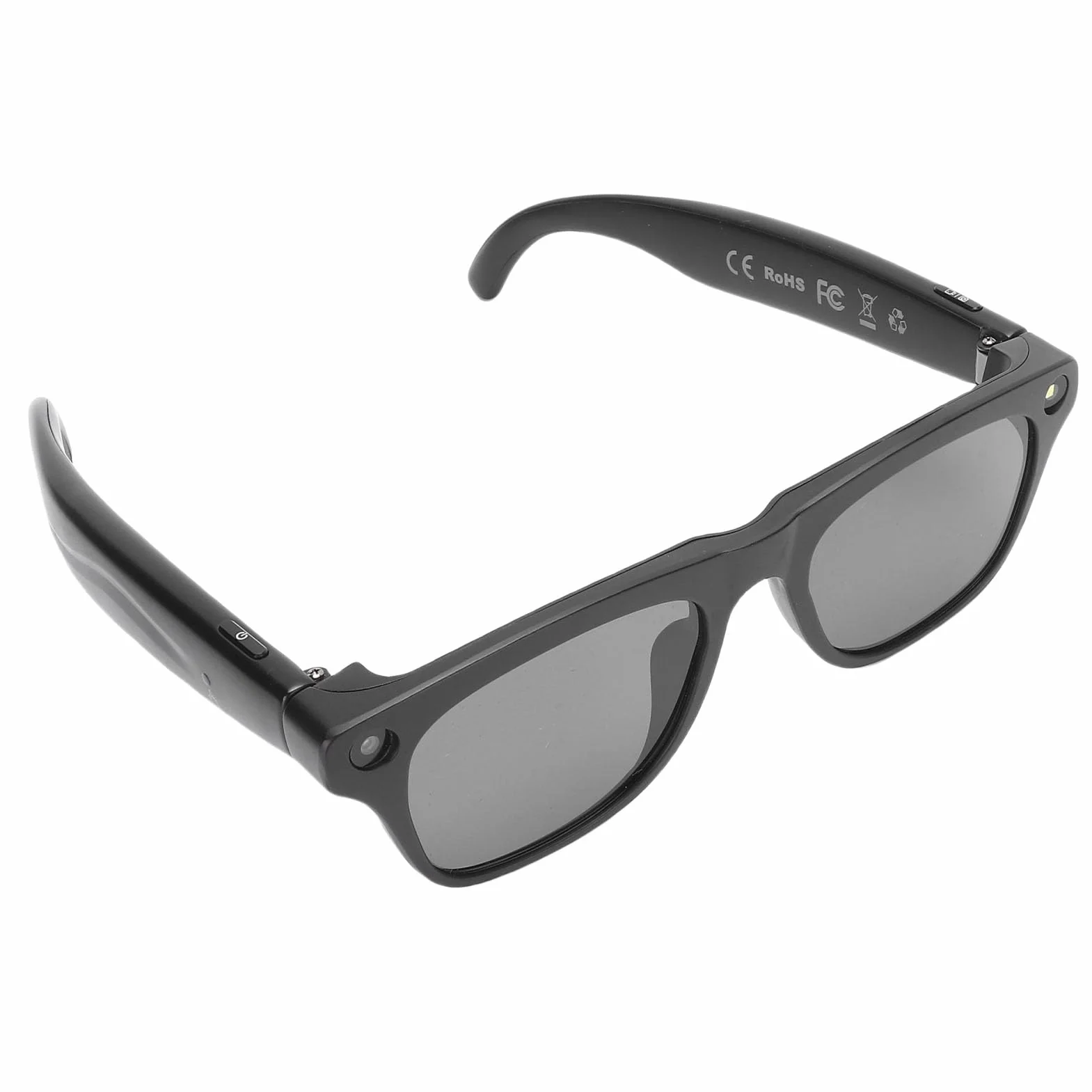 Tosuny Inteligentne Okulary z kamerą 4K Bluetooth 5.4 Tłumaczenie AI Asystent Głosowy (Czarne)