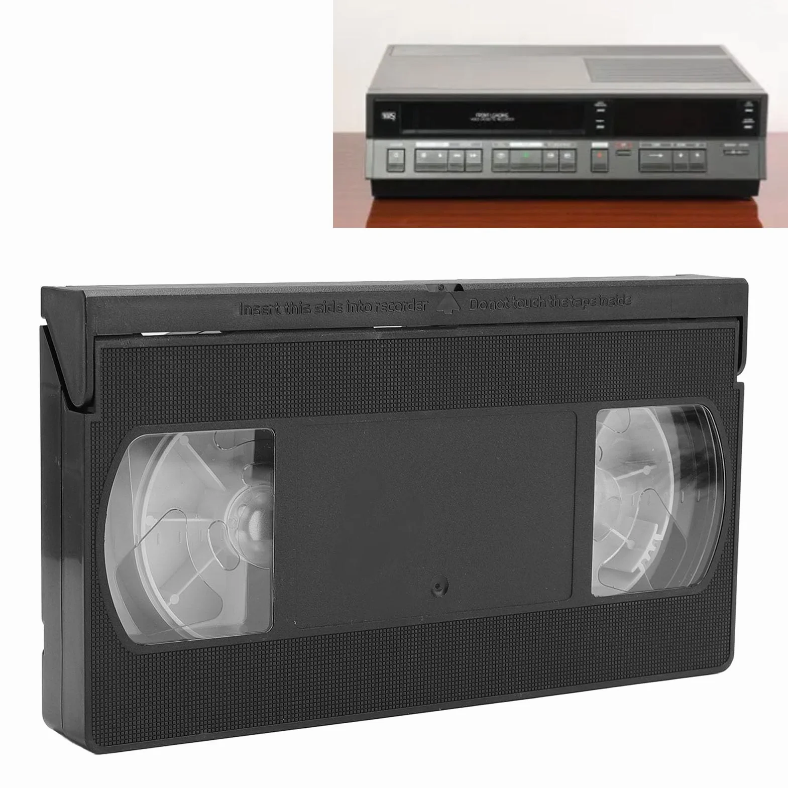 CHICIRIS Środek do Czyszczenia Głowicy Wideo, Technologia Sucha, Narzędzie do Czyszczenia Magnetowidu Wielokrotnego Użytku do Odtwarzacza VHS