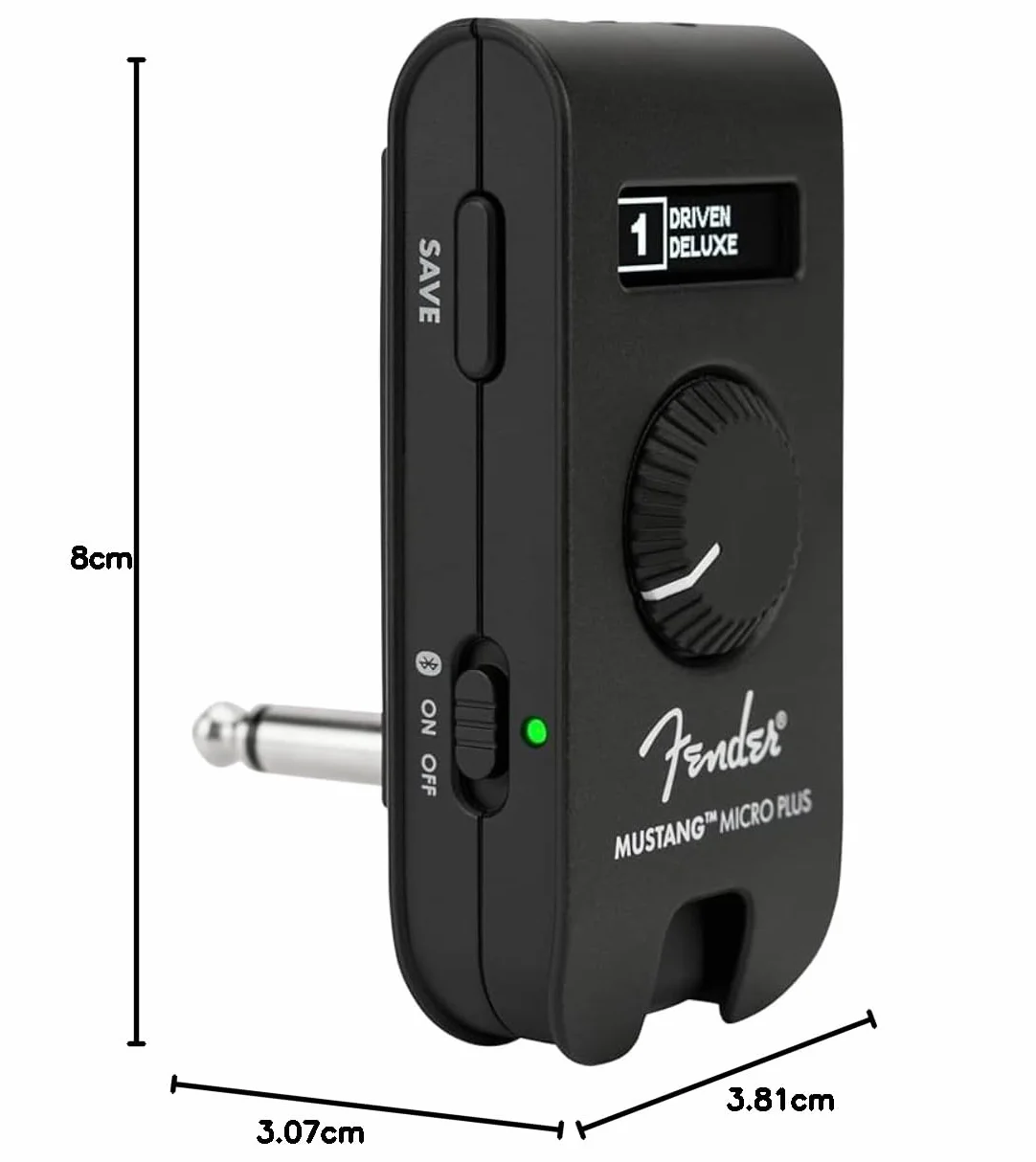 Fender Mustang Micro Plus wzmacniacz gitarowy słuchawkowy 25 modeli 25 efektów Bluetooth 100 ustawień ładowanie USB