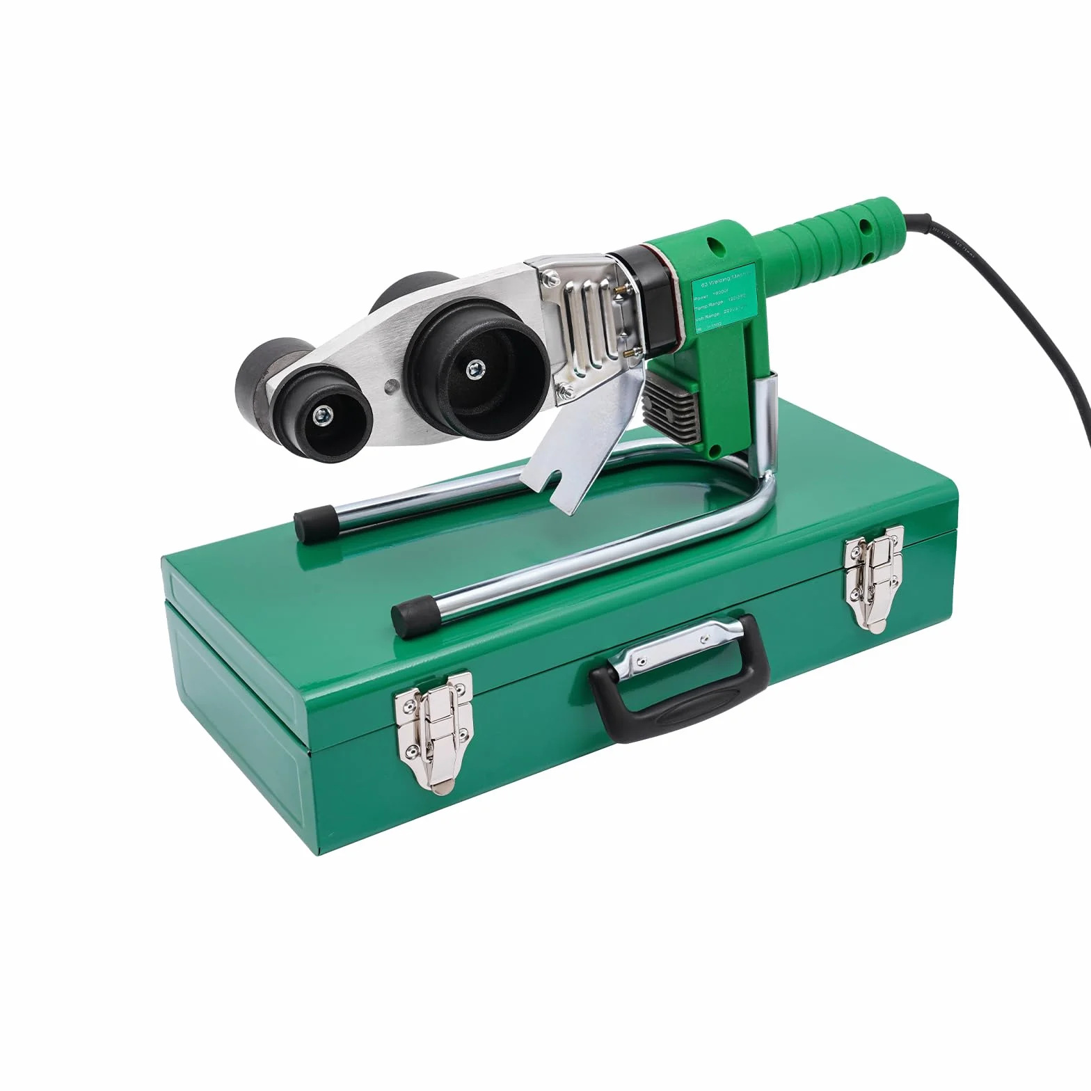 Zgrzewarka do muf PE 1600 W, regulowana 25-385 °C, spawarka do rur PPR, 20/25/32/40/50/63 mm