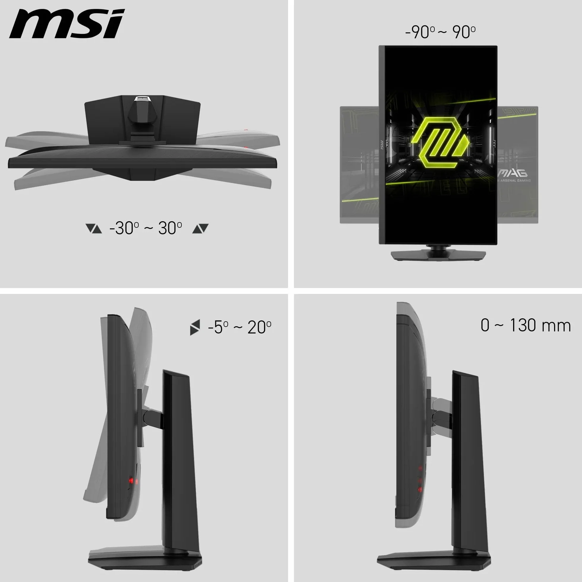 MSI MAG 272URDF E16 27'' UHD Gaming Monitor IPS 3840x2160 0.5ms DisplayHDR 400 HDMI 2.1 DP 1.4a Czarny