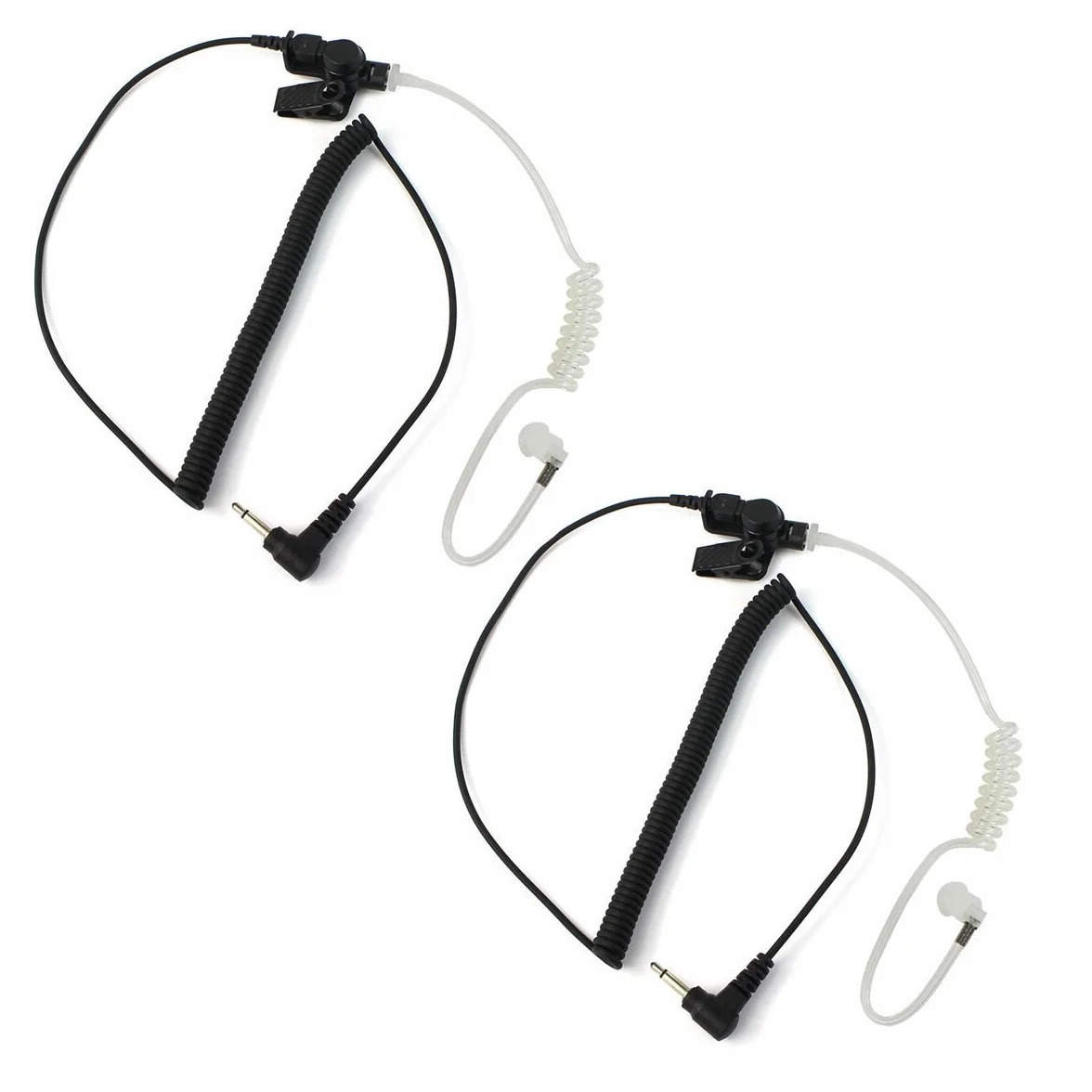 Retevis Słuchawki 3,5 mm złącze audio Odbiornik kompatybilny z B63S RT622P Motorola Walkie Mikrofon 2 szt.