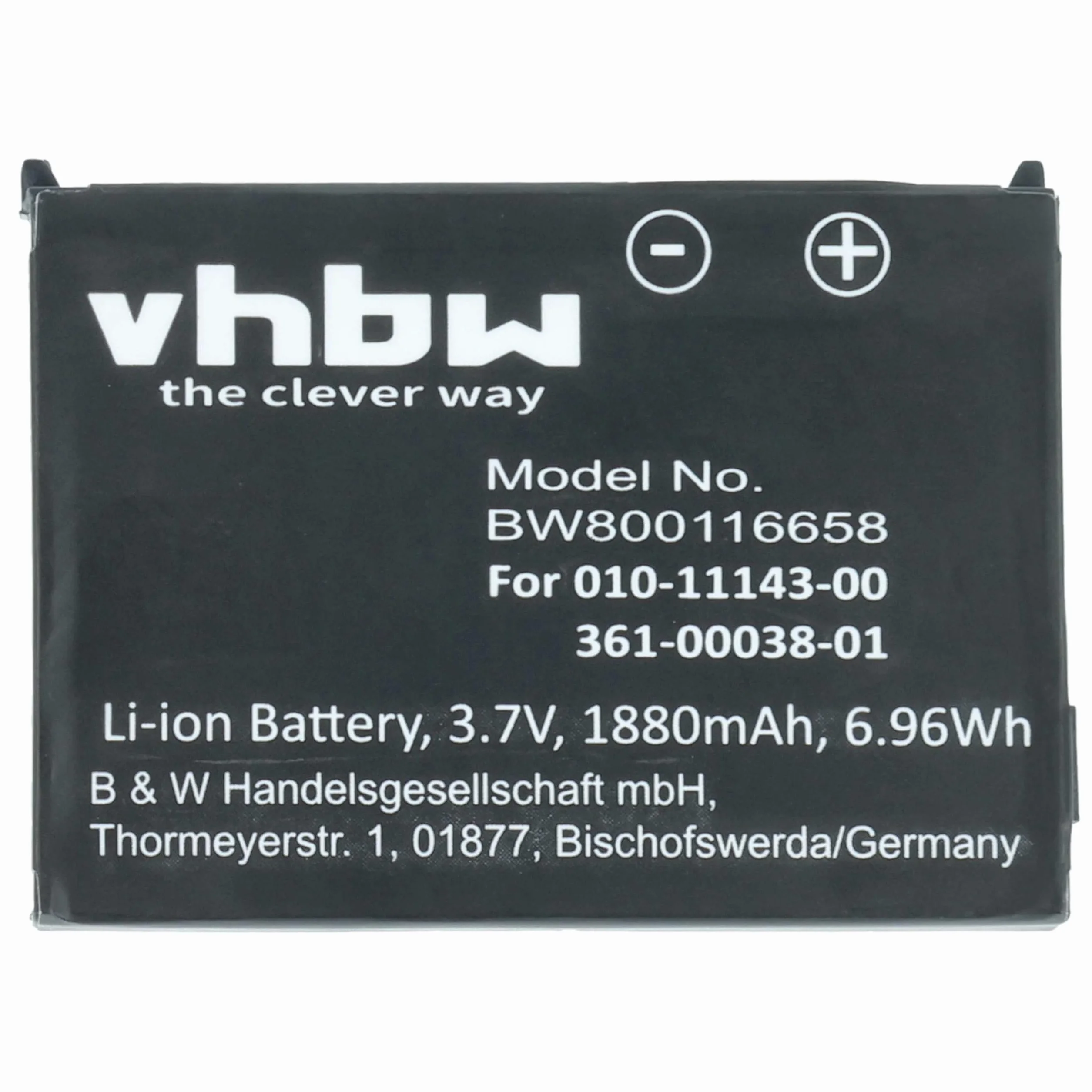 vhbw Bateria zamienna do Garmin 361-00038-01 1880 mAh 3,7 V litowo-jonowa