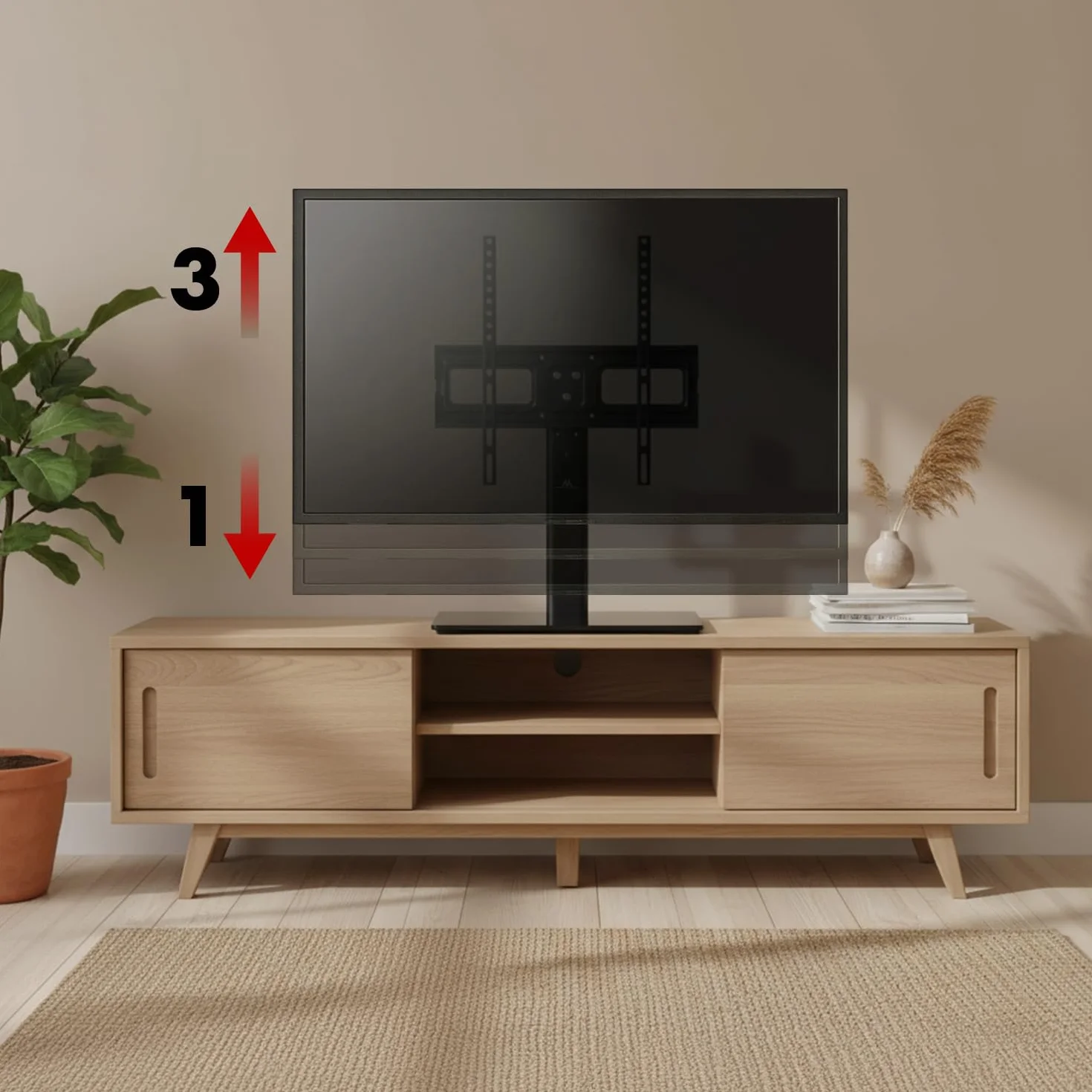 Maclean MC-450 stojak na telewizor 32-65" 40 kg VESA 400x400 regulacja wysokości