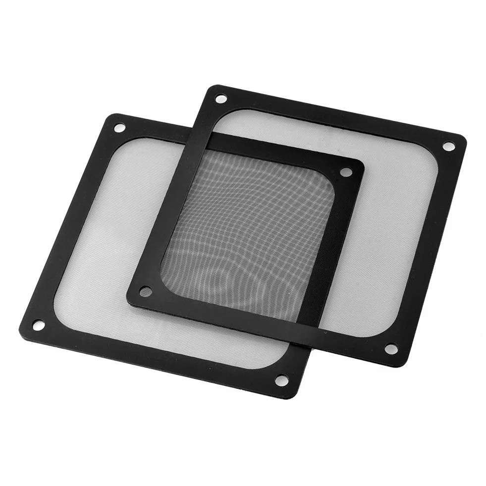 Osłona wentylatora 140x140 mm czarna z filtrem przeciwpyłowym magnetyczna