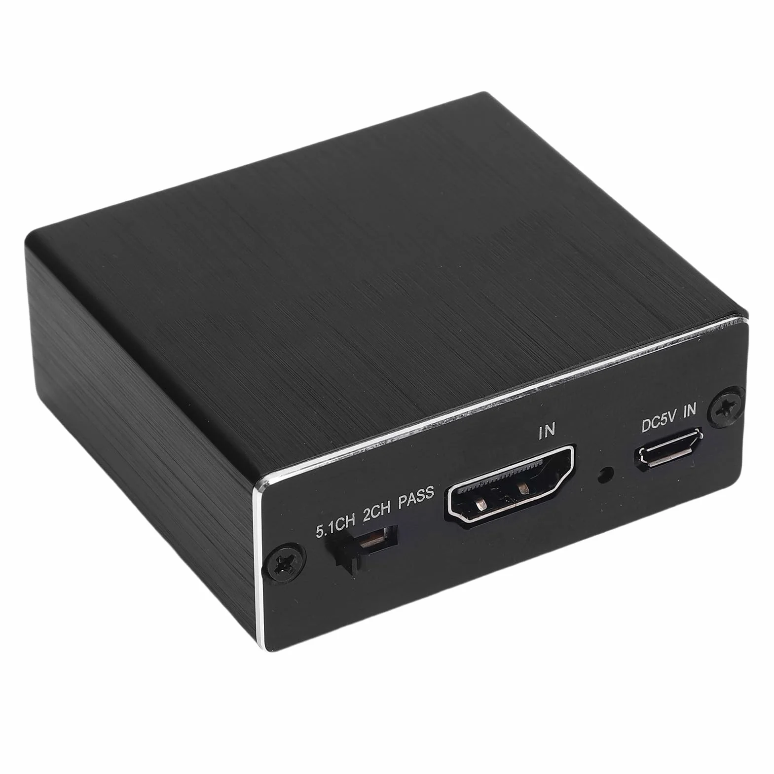 Goshyda HDMI Audio Extractor, 4K HDMI do Optycznego S/PDIF Aux 3,5 Mm Ekstraktor Dźwiękowy Konwerter, obsługę 2.0ch 5.1ch Pass, dla Kina Domowego