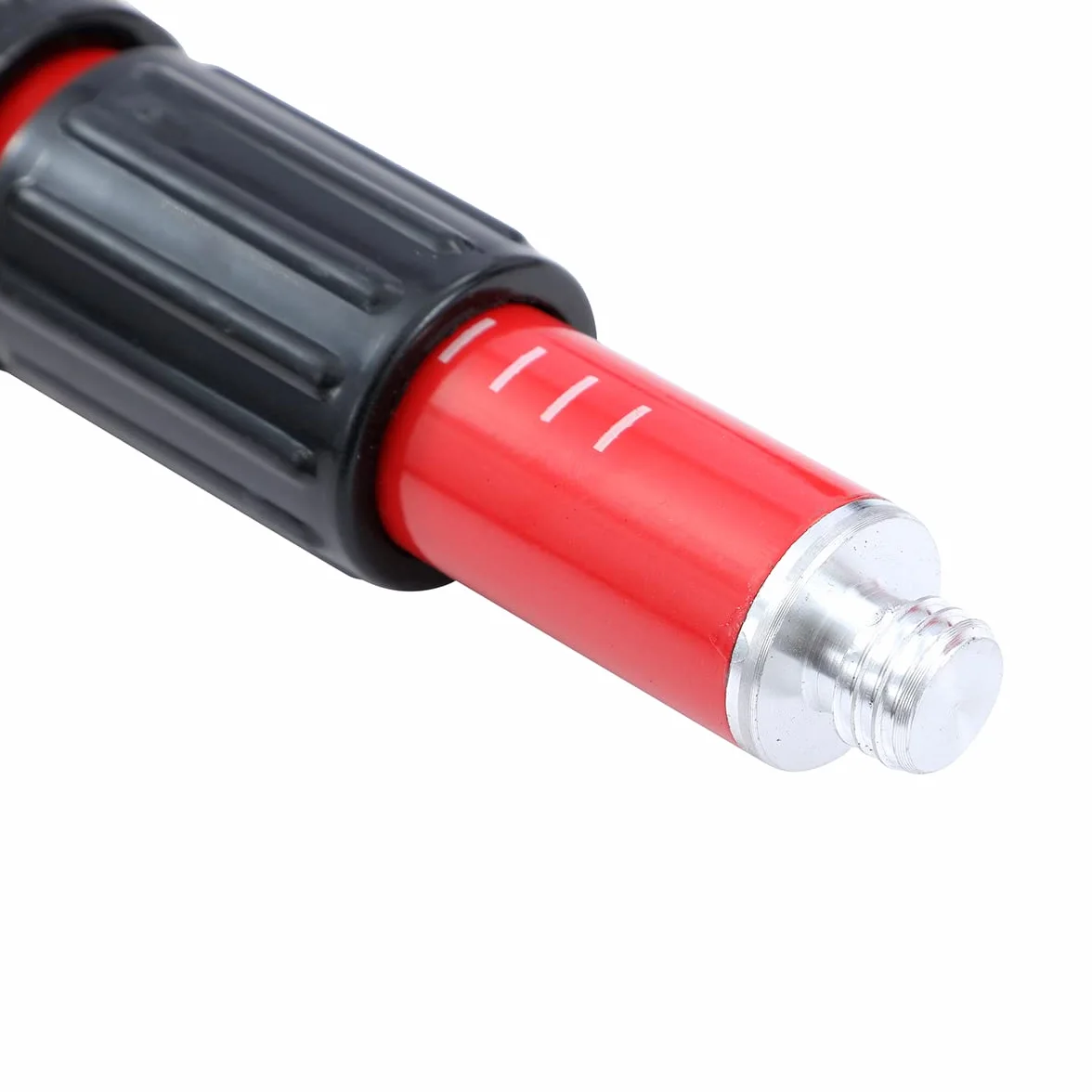 TOPWAY Laser Niveau drążek teleskopowy, 4 m, stop aluminium, wysuwany od podłogi do sufitu, z uchwytem i torbą nylonową