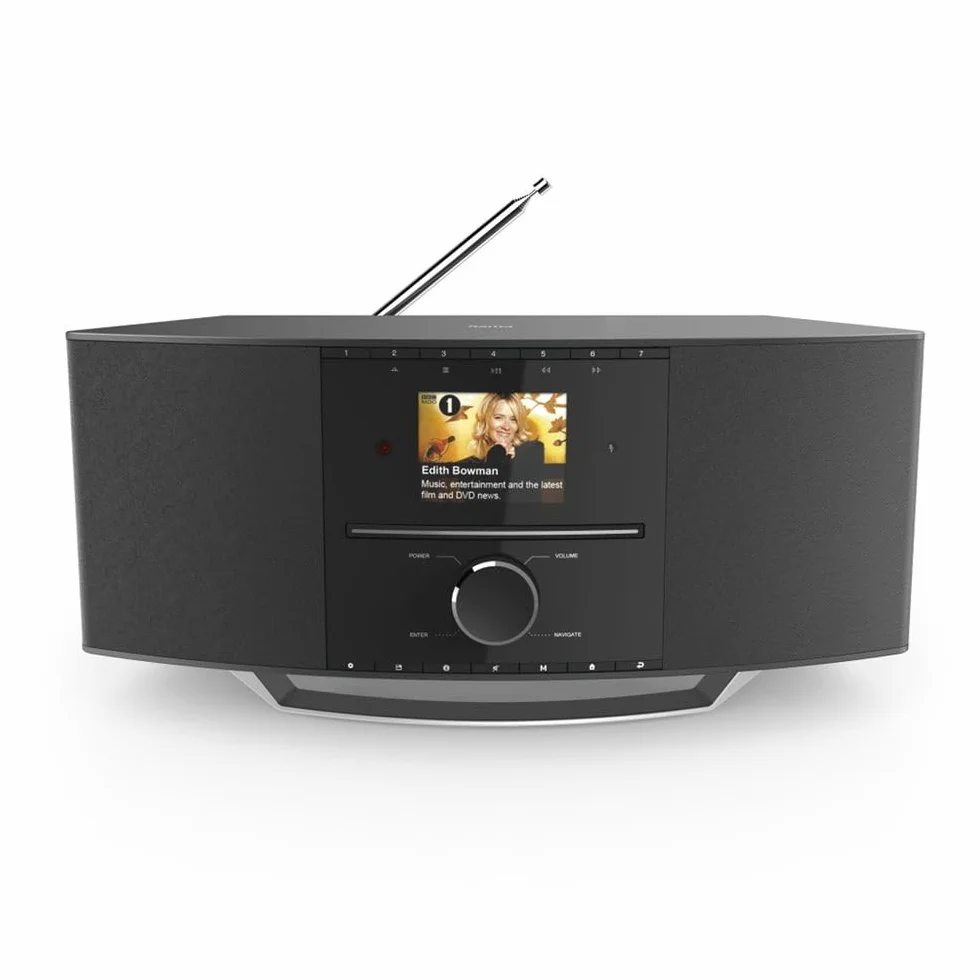 Hama Radio cyfrowe i internetowe FM DAB DAB+ Bluetooth 40W stereo alarm czarny