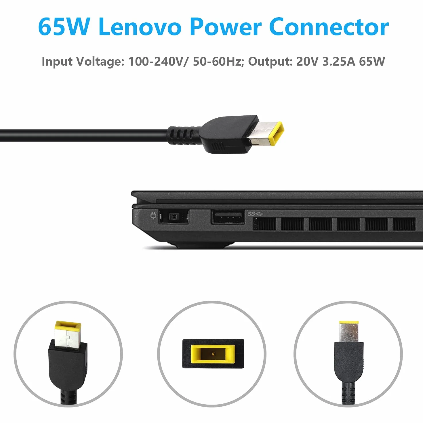 Lenovo ADLX65NDC3A ADLX65SLC2A ADLX90NLC3A 65 W 45 W ładowarka do Ideapad Flex 2 Flex 3 Yoga 11S ThinkPad T430 T440 T450 T460 T560 E431 E440 E531 E5