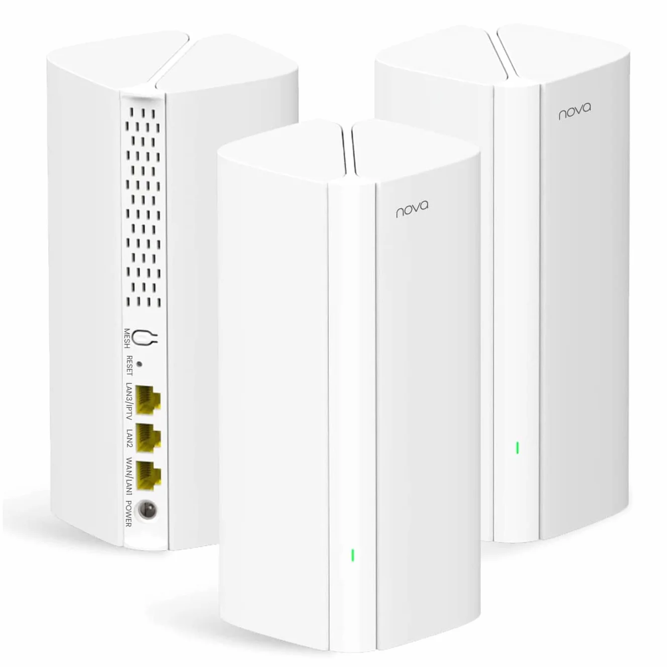 Tenda Nova MX12-3 AX3000 Mesh Wi-Fi 6 System, zasięg 650m², Quad-Core 1,7 GHz, Gigabit LAN, 3-Pack
