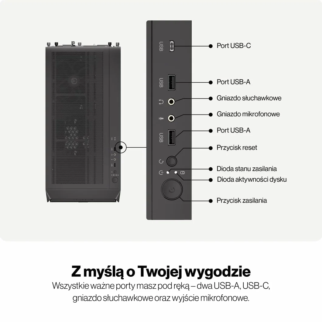 ENDORFY Arx 700 Air obudowa ATX wentylatory 5x140 mm chłodnice 360 mm siatka mesh