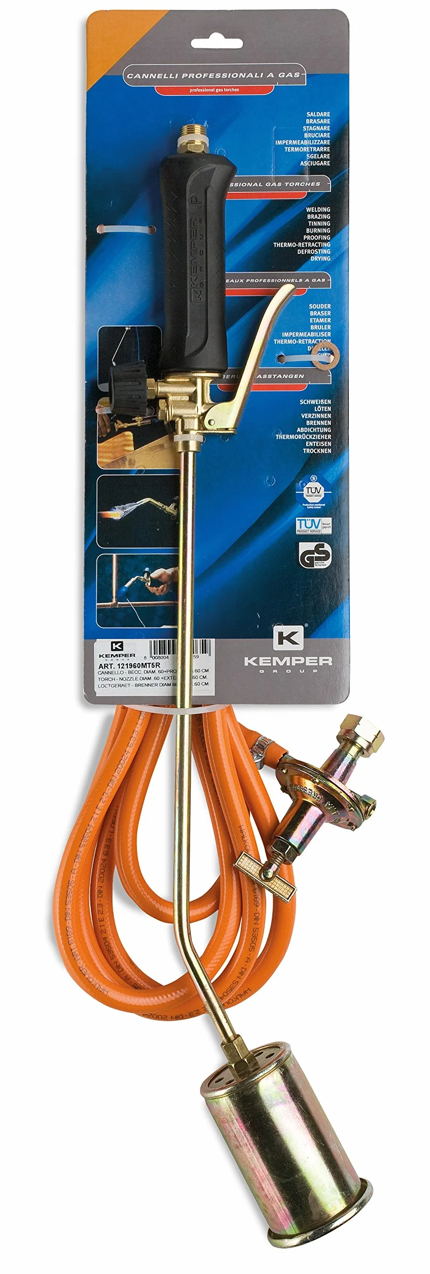Kemper 121960LT5R palnik gazowy Czarny