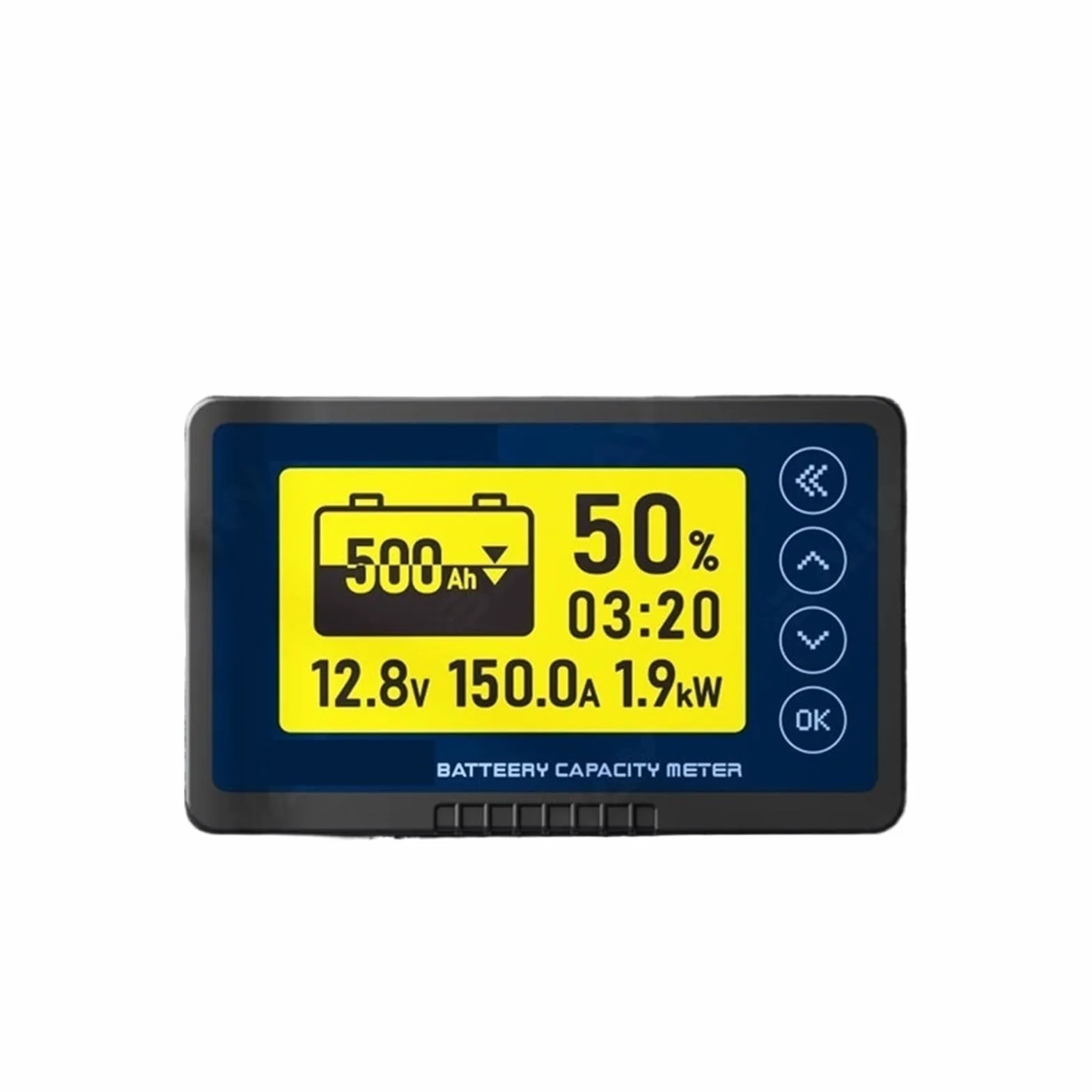 Tester USB,Tester kabla USB, Licznik 8-120V Wskaźnik pojemności akumulatora Wyświetlacz napięcia prądu litowego do detektora akumulatora kwasowo-ołowiowego do sprawdzania pojemności, czyszczenia pojem