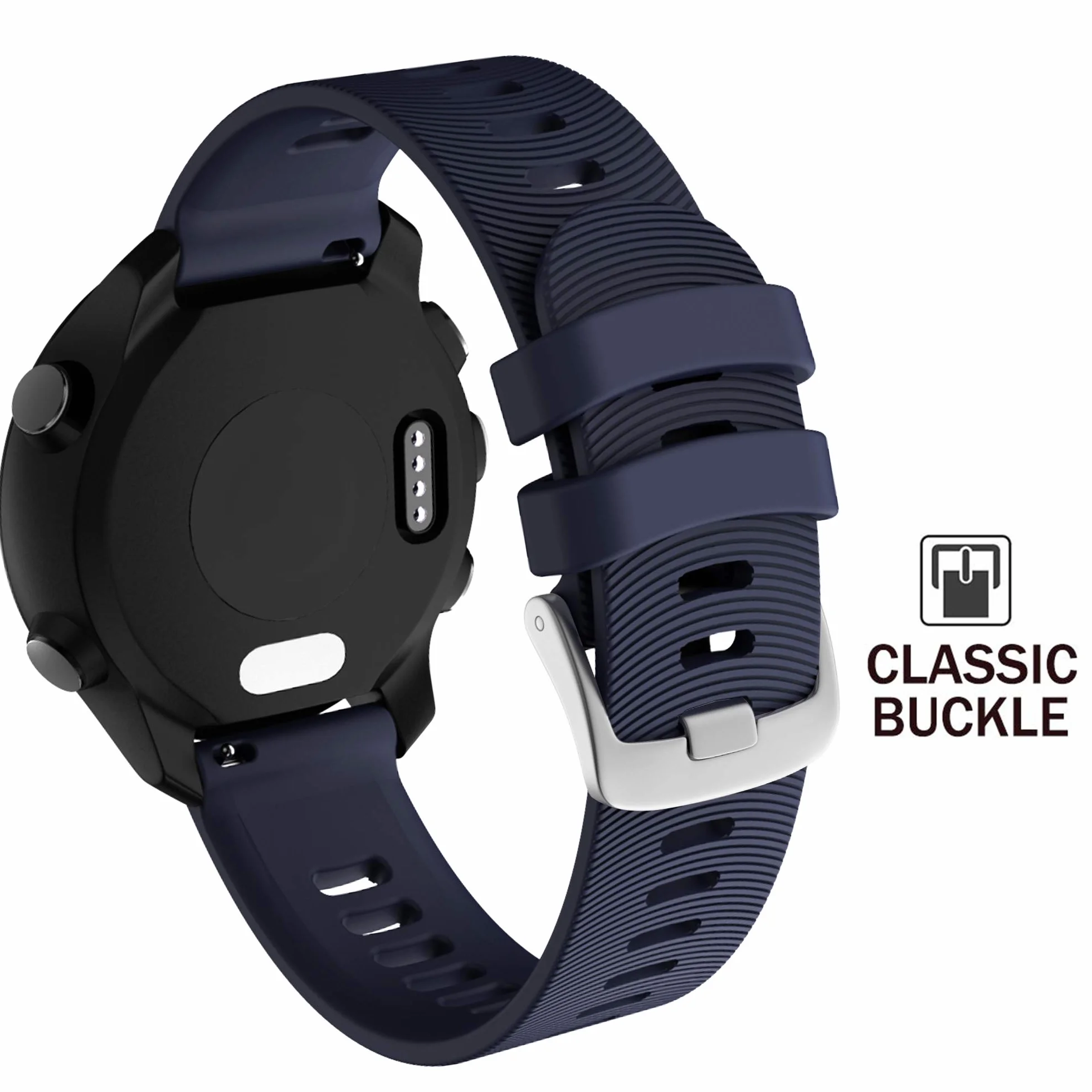 Pasek do Garmin Forerunner 245/645 Music Silikonowy 20mm