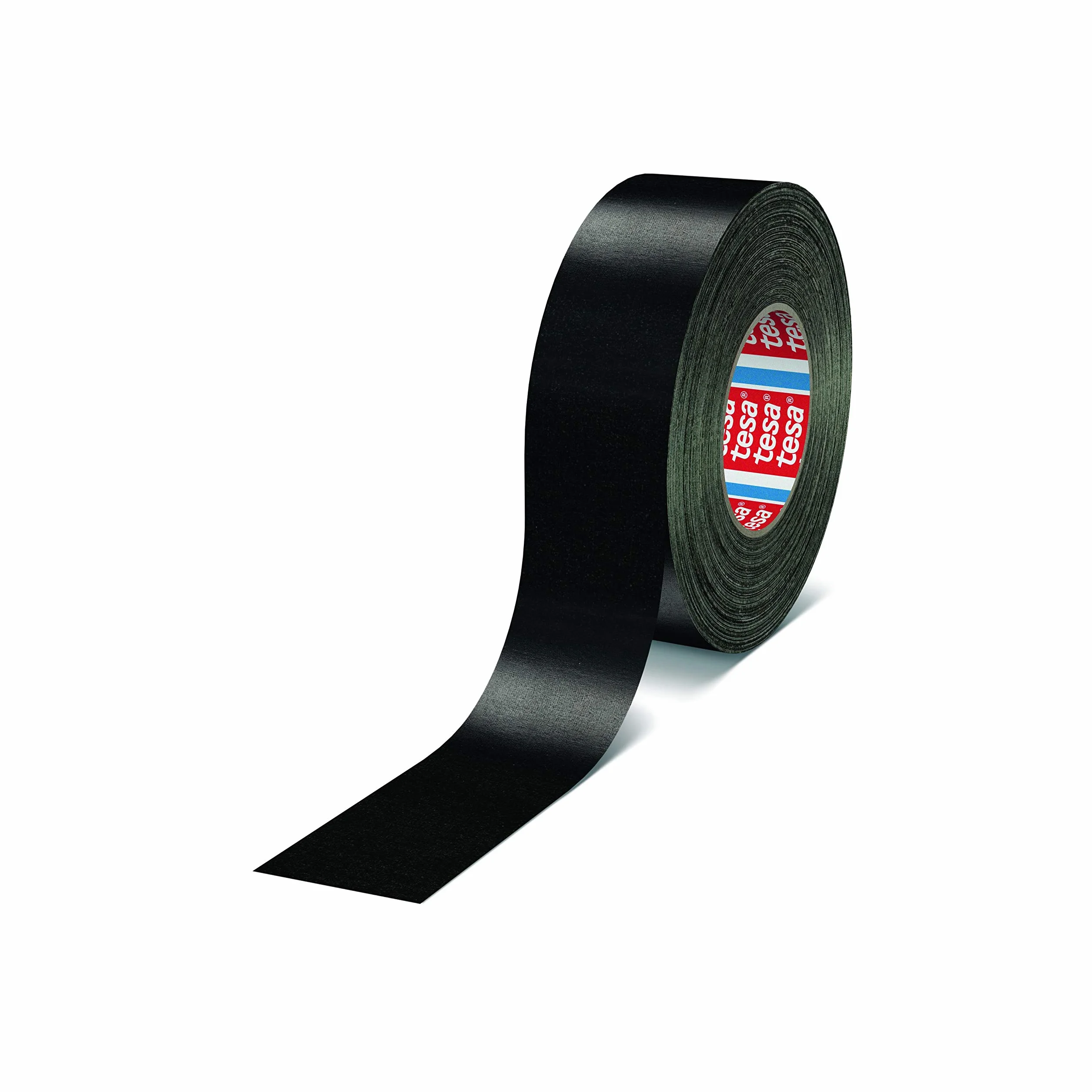 tesa Band 4651 wysokiej jakości taśma z tkaniny o dużej mocy, różne szerokości i kolory (9 mm x 50 m, czarna)